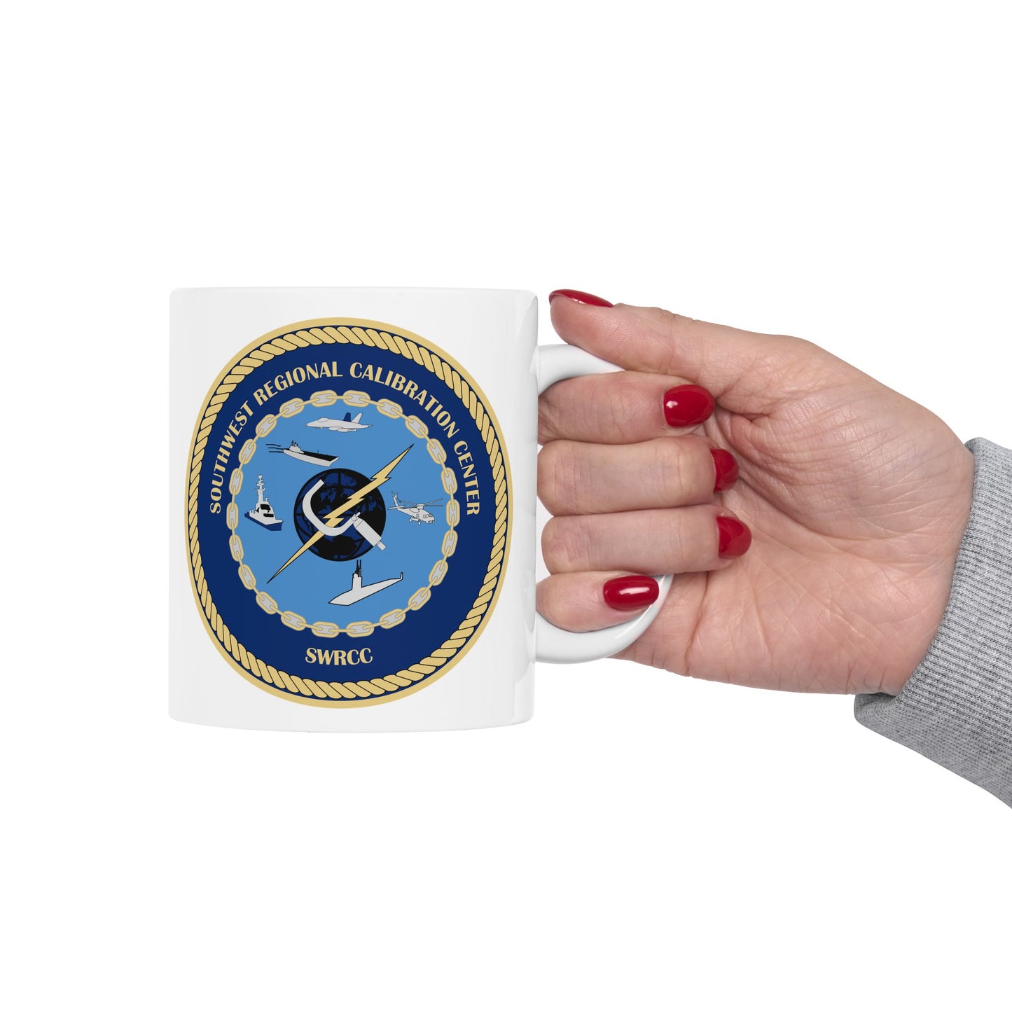 Southwest Regional Calibration Center Coffee Mug - Double Sided White Ceramic 11oz by TheGlassyLass.com