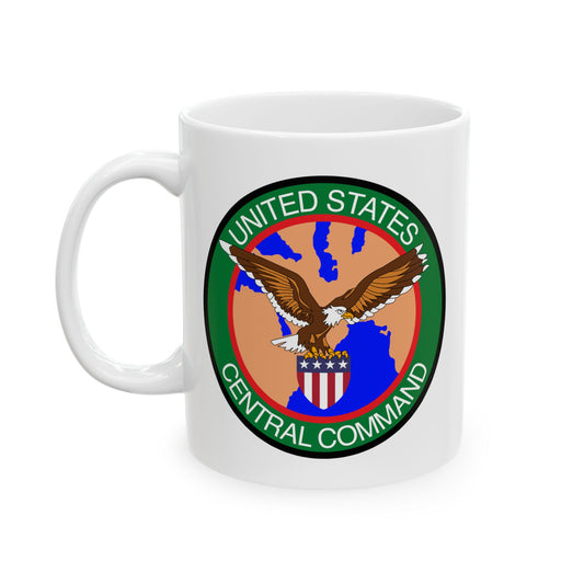 United States Central Command (CENTCOM) Coffee Mug - Double Sided White Ceramic 11oz by TheGlassyLass.com