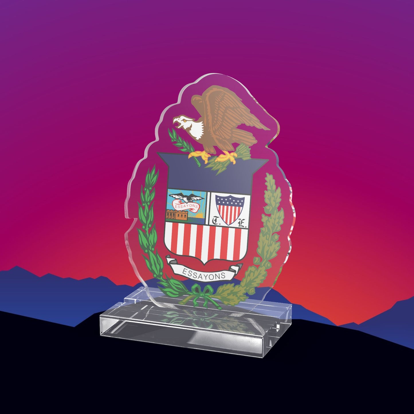 United States Army Corps of Engineers Acrylic Standee by TheGlassyLass.com