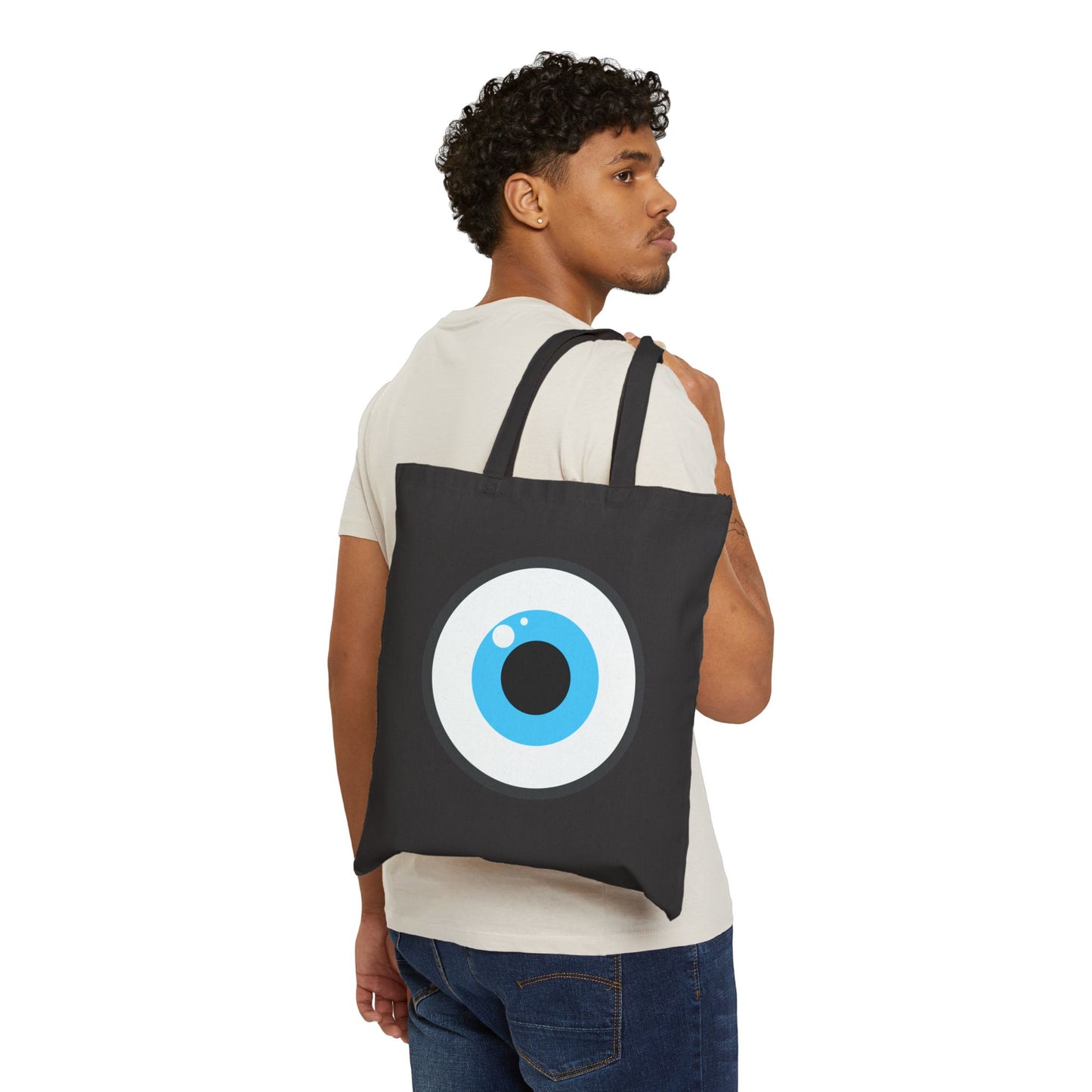 Eye On You Logo Tote Bag - Heavyweight 100% Cotton Canvas by TheGlassyLass.com
