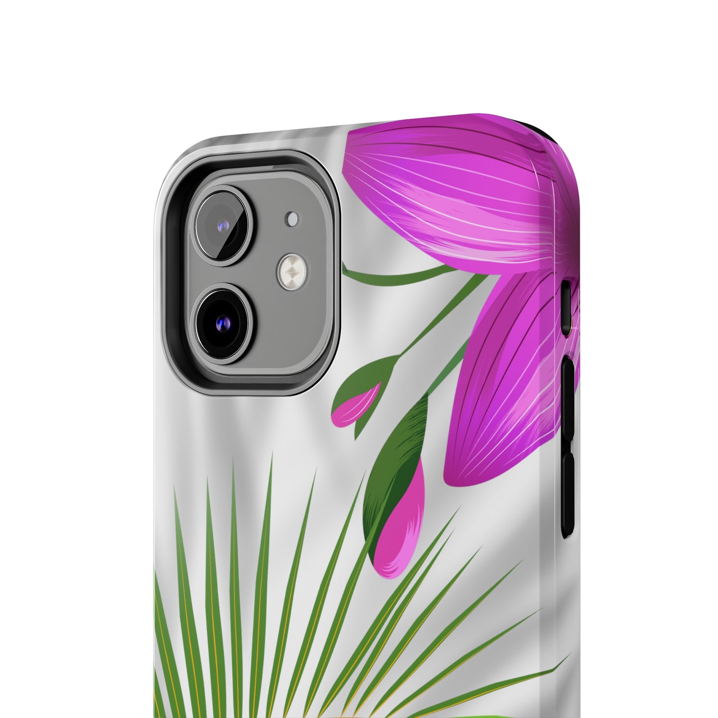 Orchid Flowers Custom Printed iPhone case by TheGlassyLass.com