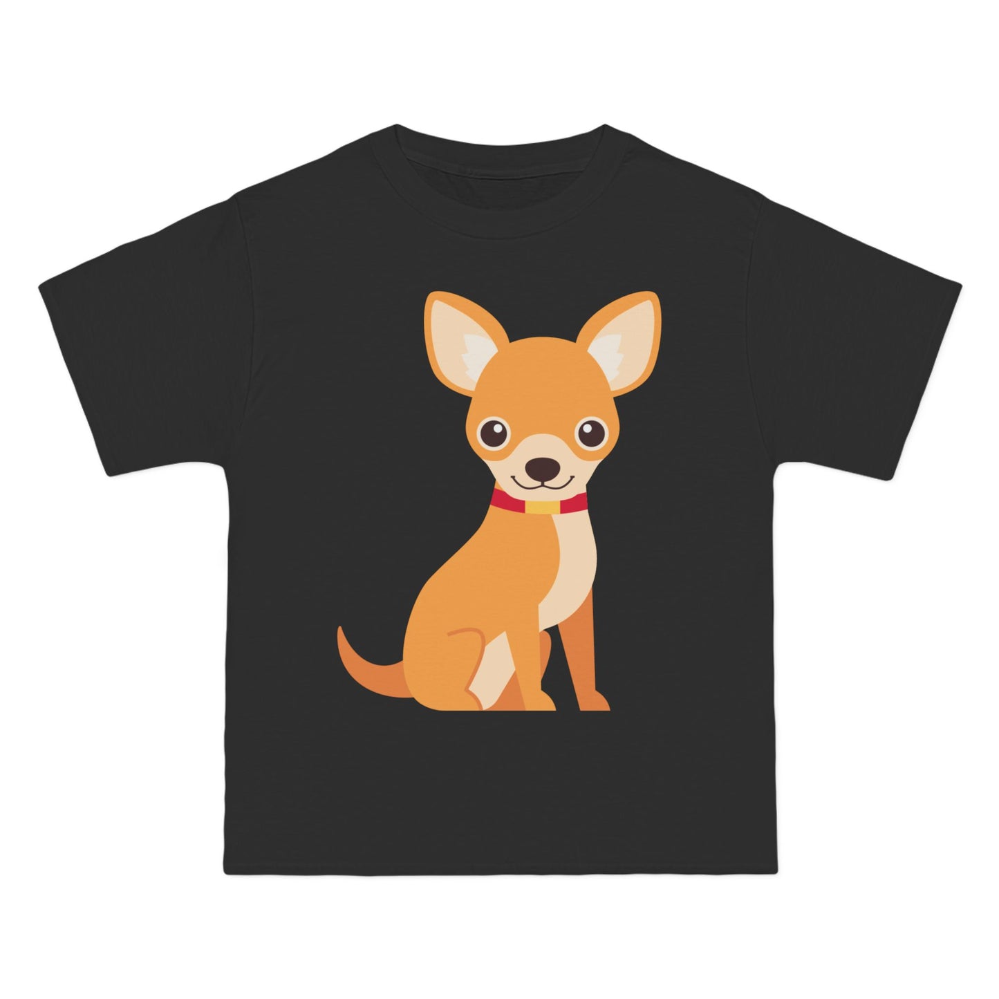 Happy Chihuahua T-Shirt: (Hanes Beefy-T 100% Preshrunk Cotton Custom Printed by TheGlassyLass.com