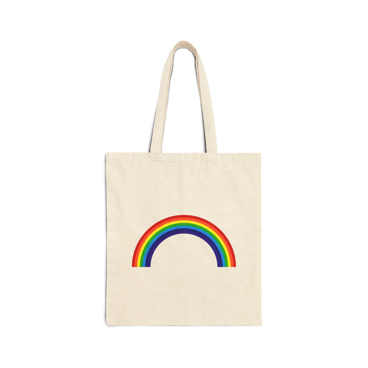 Over the Rainbow Logo Tote Bag - Heavyweight 100% Cotton Canvas by TheGlassyLass.com