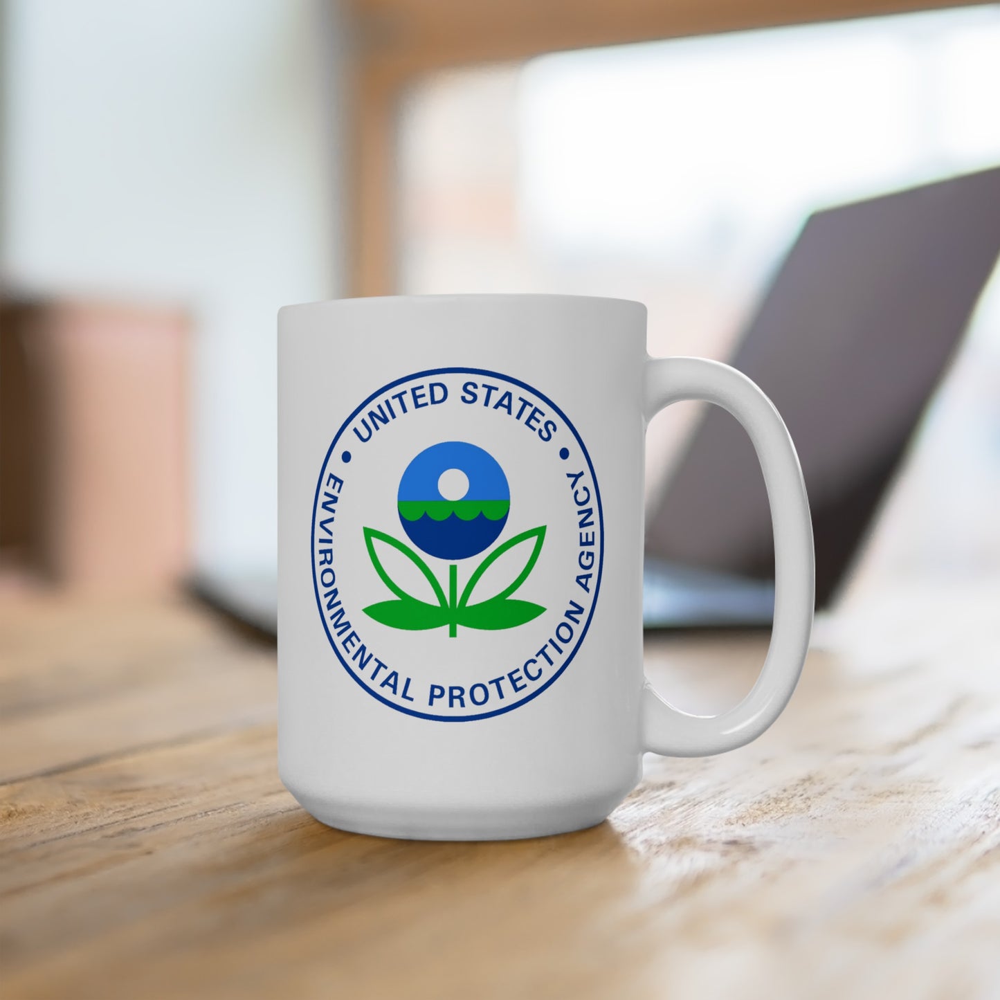 EPA Coffee Mug - Double Sided White Ceramic 15oz by TheGlassyLass.com