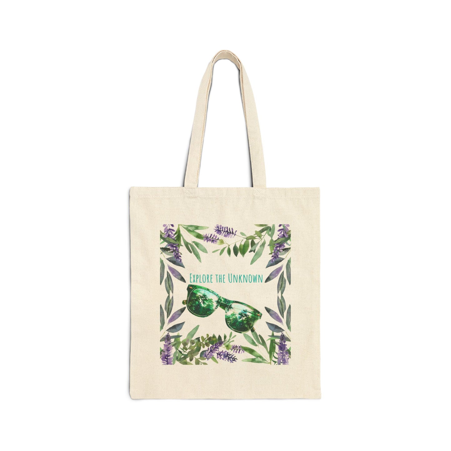 Explore The Unknown Logo Tote Bag - Heavyweight 100% Cotton Canvas by TheGlassyLass.com