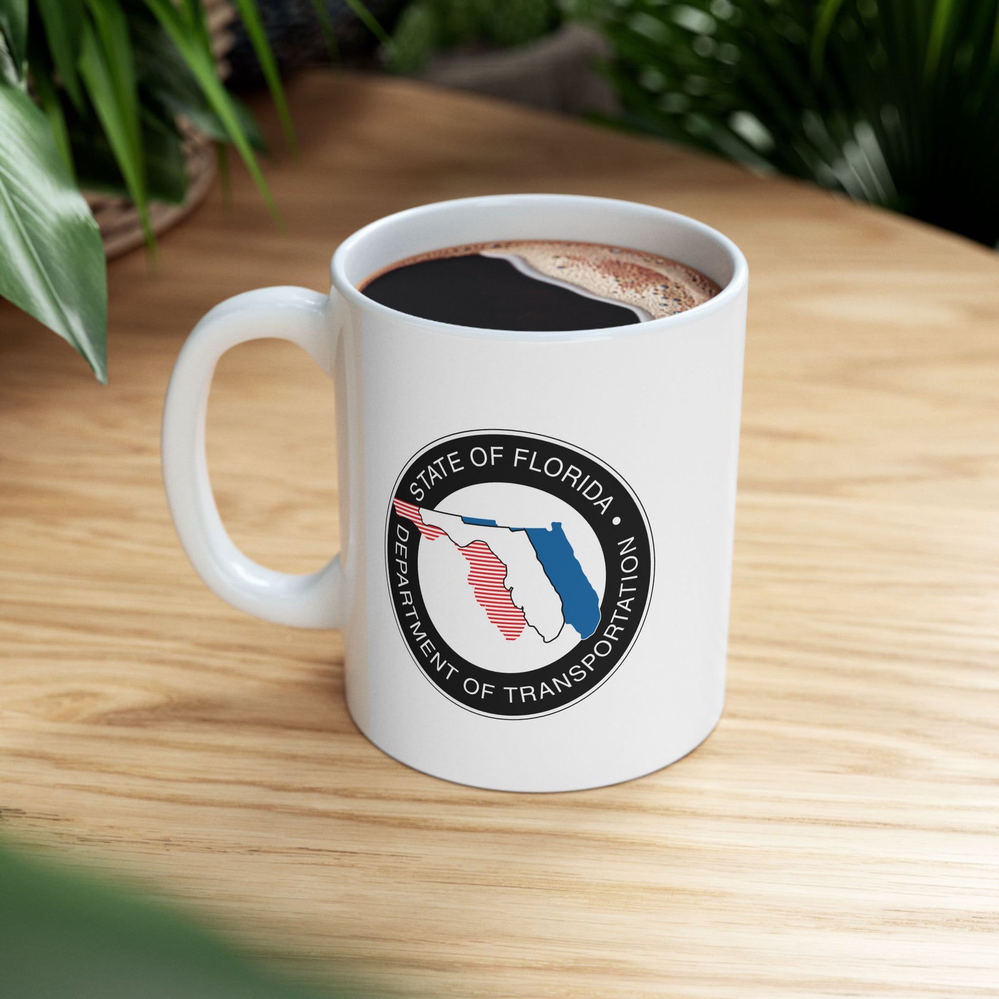 Florida Department of Transportation - Double Sided White Ceramic 11oz by TheGlassyLass.com