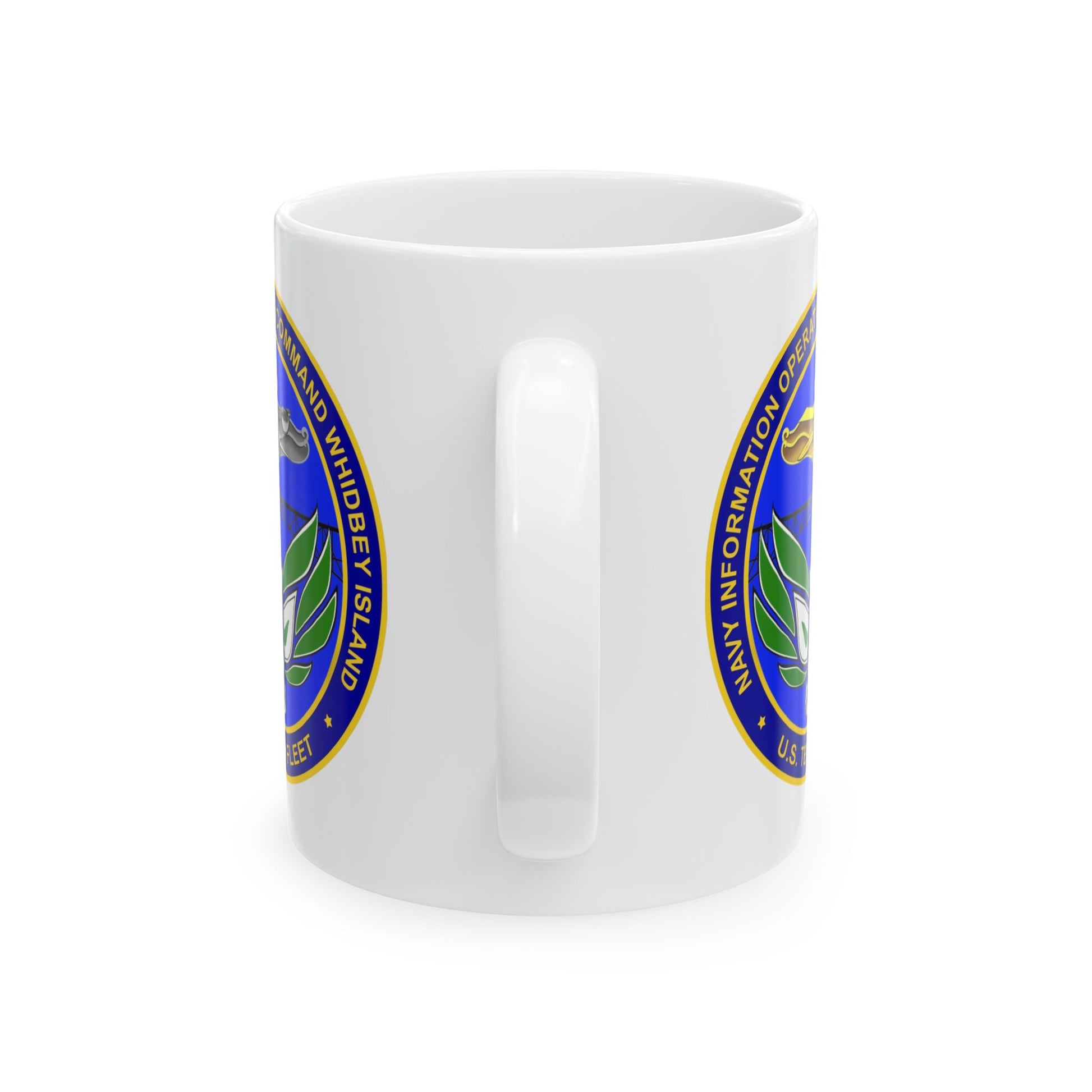 Naval Air Station Whidbey Island Coffee Mug - Double Sided Print, White Ceramic, 11oz by TheGlassyLass.com