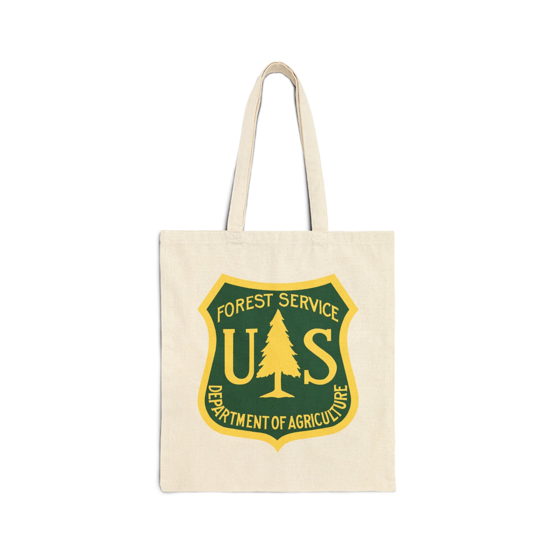 US Forest Service Logo Tote Bag - Heavyweight 100% Cotton Canvas by TheGlassyLass.com