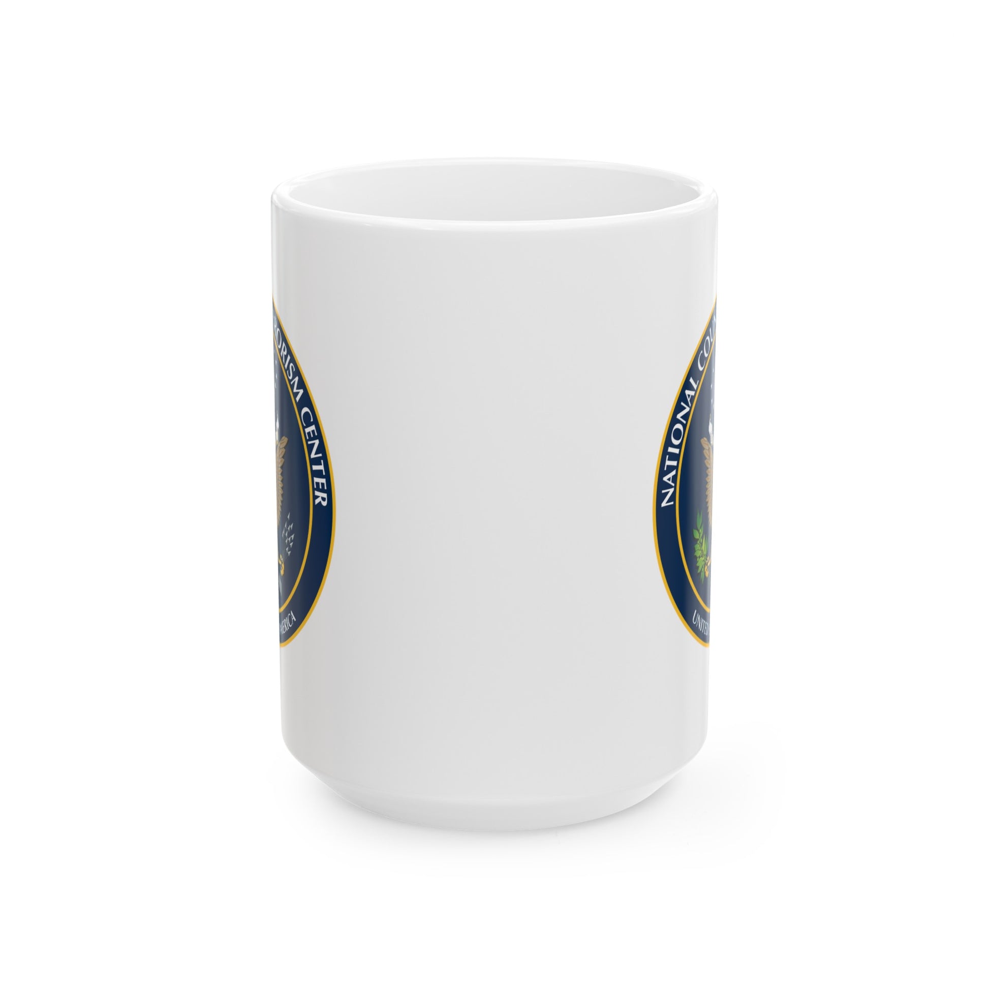 National Counterterrorism Center - Double Sided White Ceramic Coffee Mug 15oz by TheGlassyLass.com