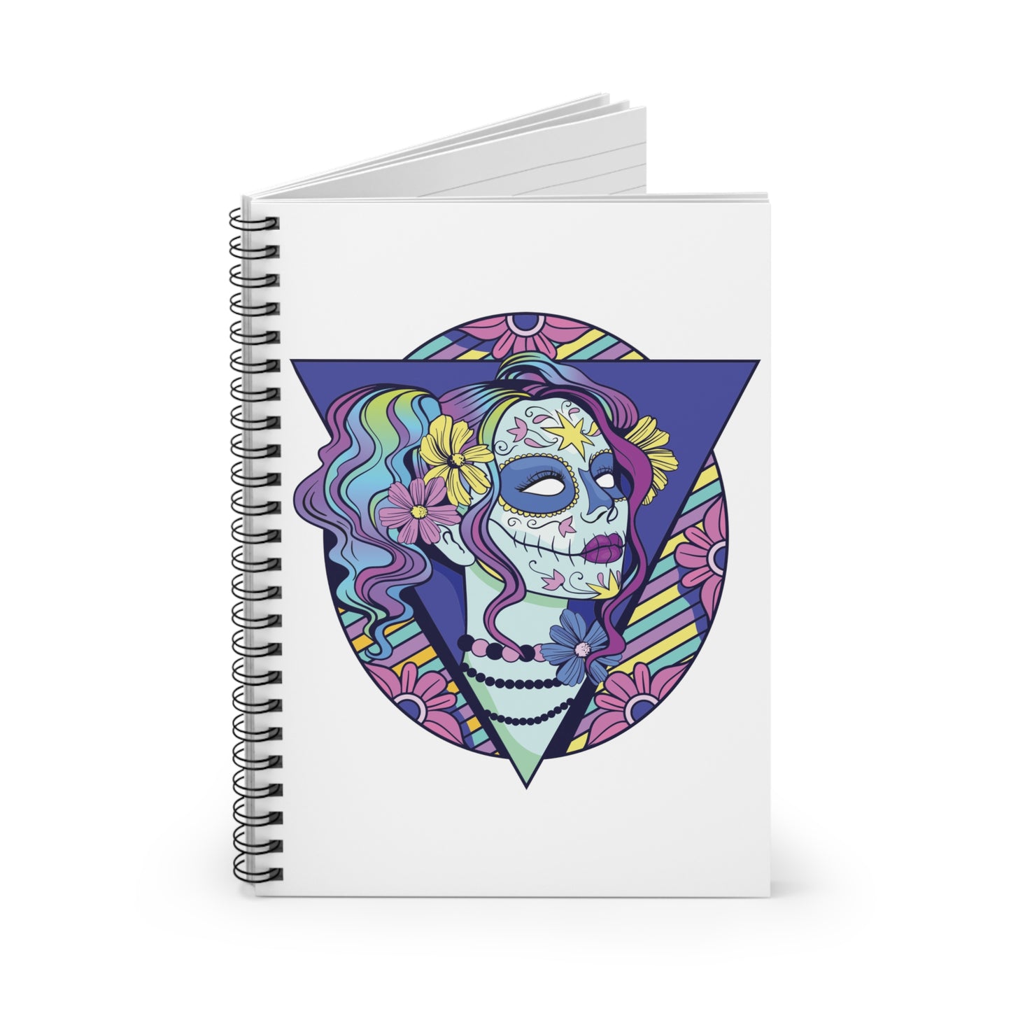 Candy Skull: Spiral Notebook - Log Books - Journals - Diaries - and More Custom Printed by TheGlassyLass