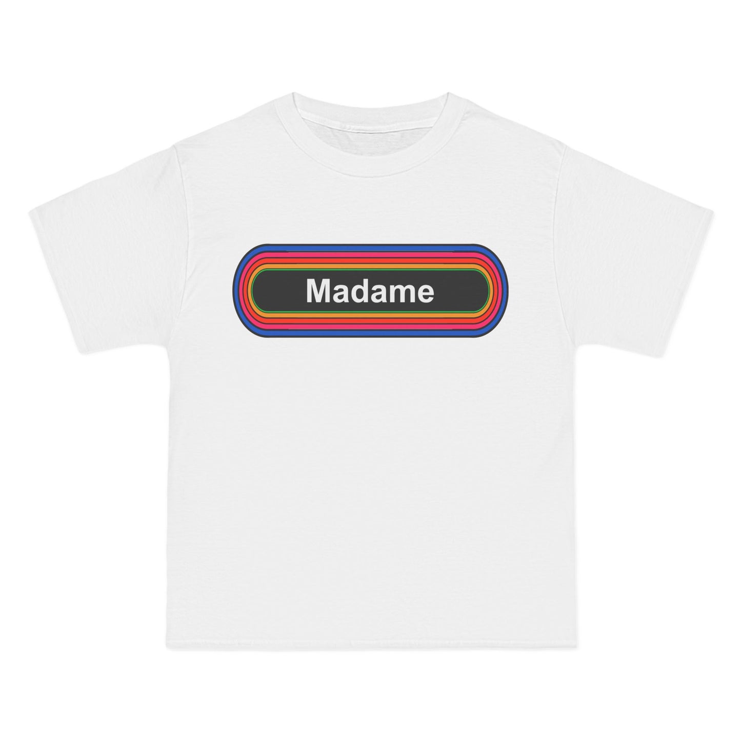 Madam T-Shirt: (Hanes Beefy-T 100% Preshrunk Cotton Custom Printed by TheGlassyLass.com