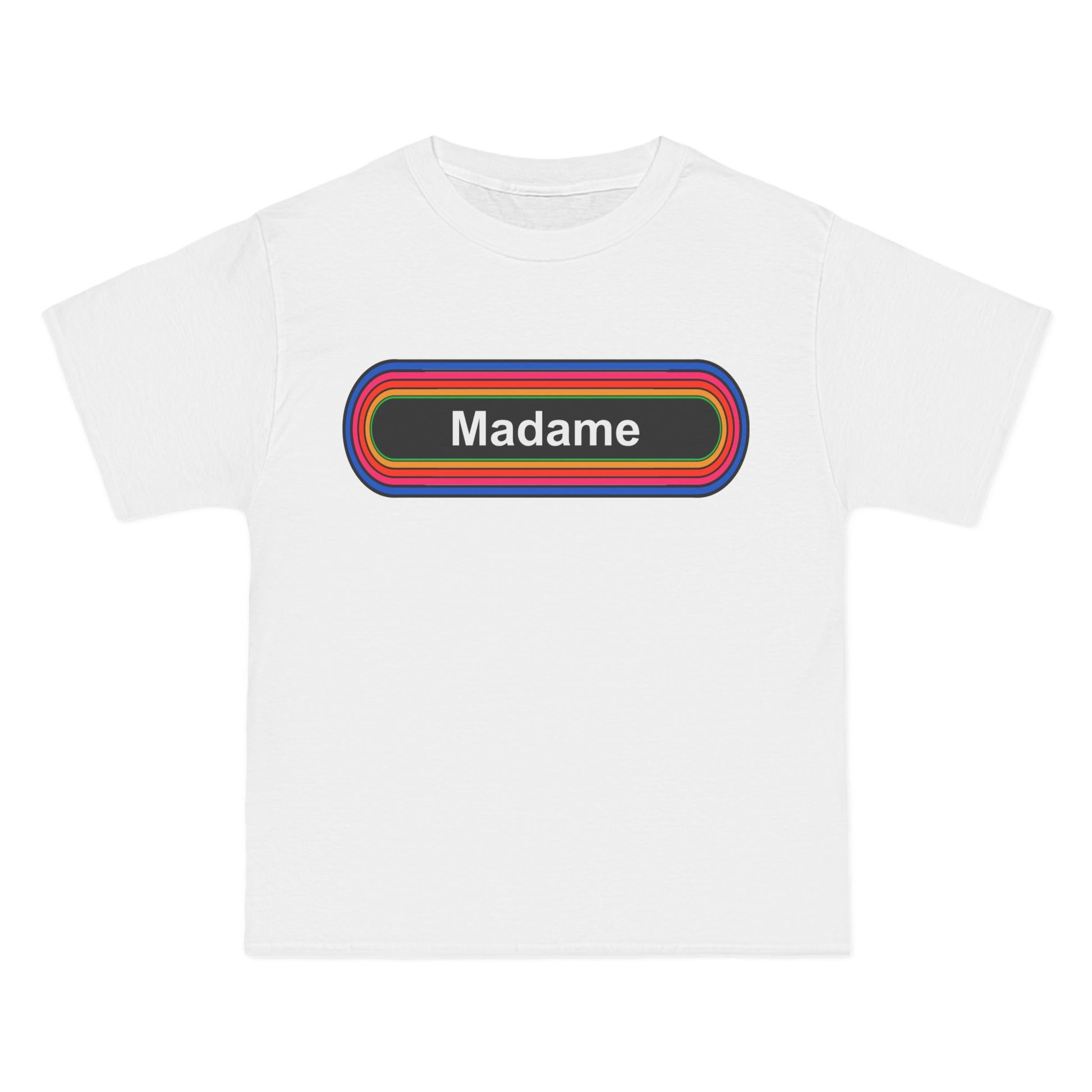 Madam T-Shirt: (Hanes Beefy-T 100% Preshrunk Cotton Custom Printed by TheGlassyLass.com