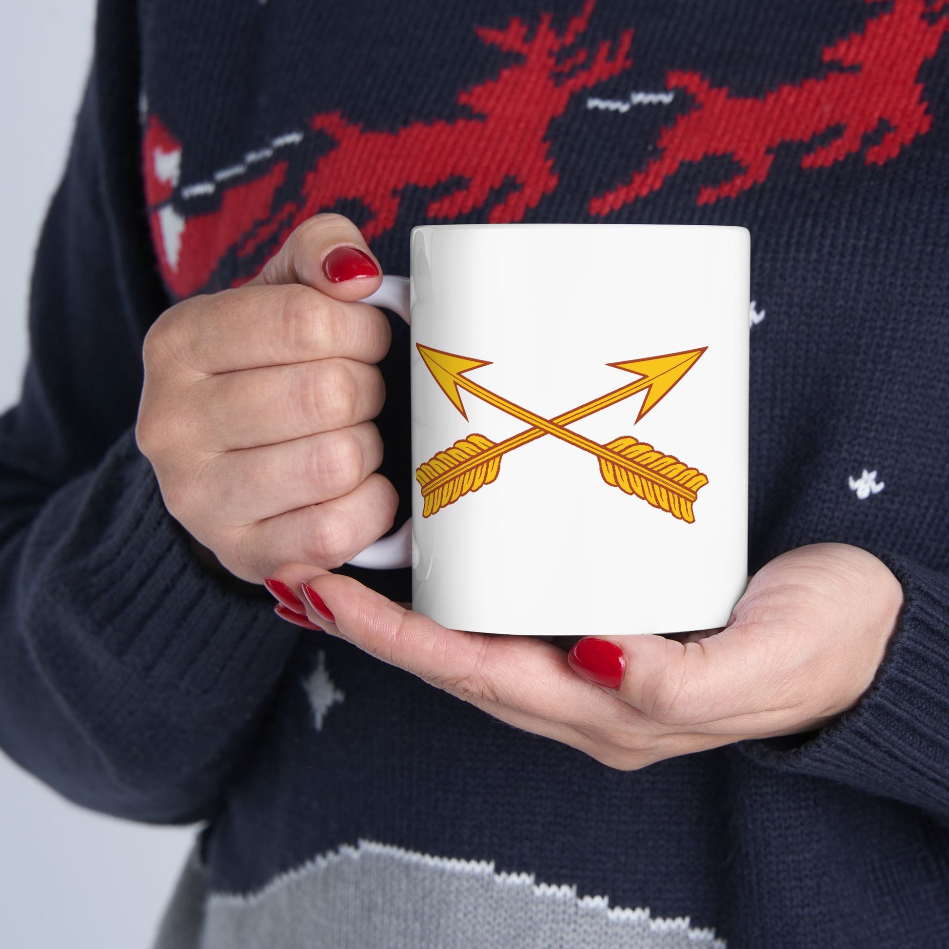 US Army Special Forces Coffee Mug - Double Sided White Ceramic 11oz by TheGlassyLass.com