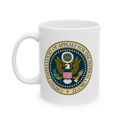 US Court of Appeals Coffee Mug - Double Sided White Ceramic 11oz by TheGlassyLass.com