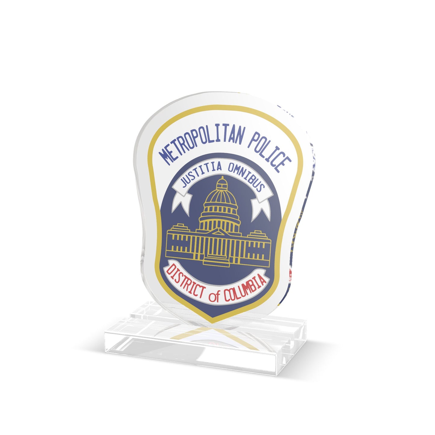 Metropolitan Police District of Columbia Acrylic Standee by TheGlassyLass.com