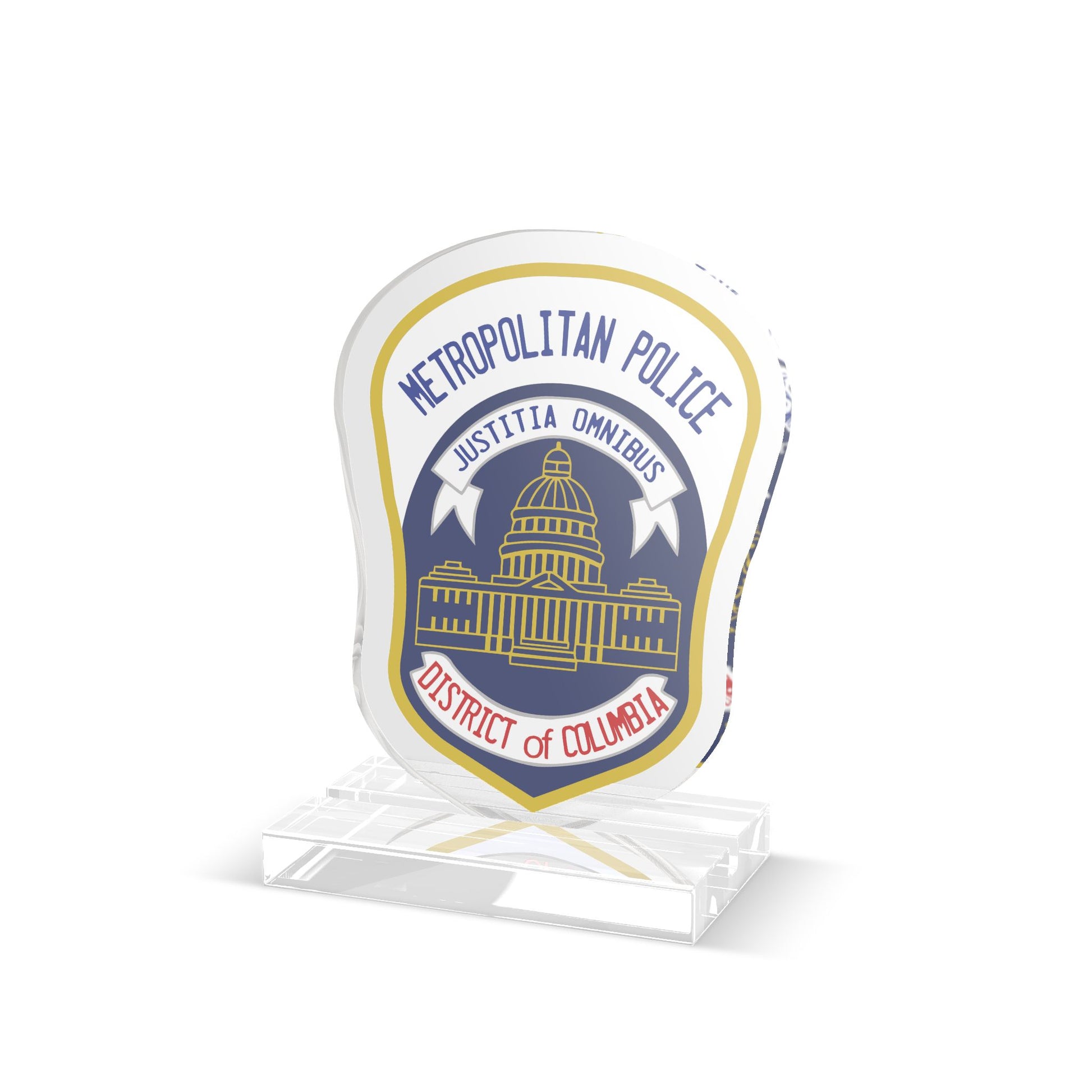 Metropolitan Police District of Columbia Acrylic Standee by TheGlassyLass.com