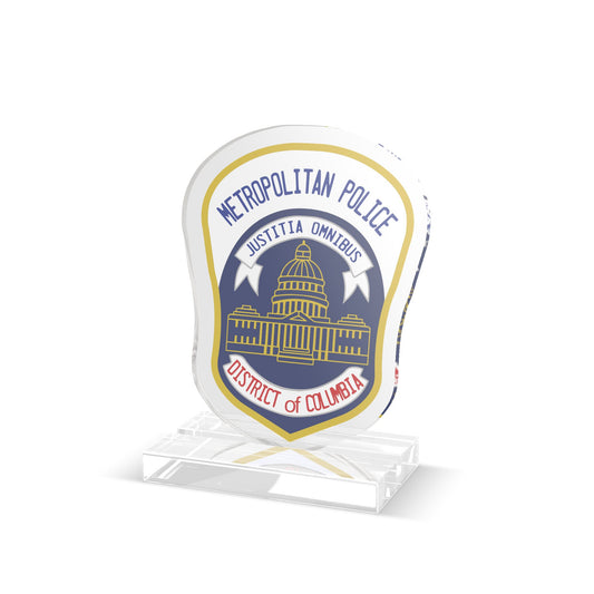 Metropolitan Police District of Columbia Acrylic Standee by TheGlassyLass.com