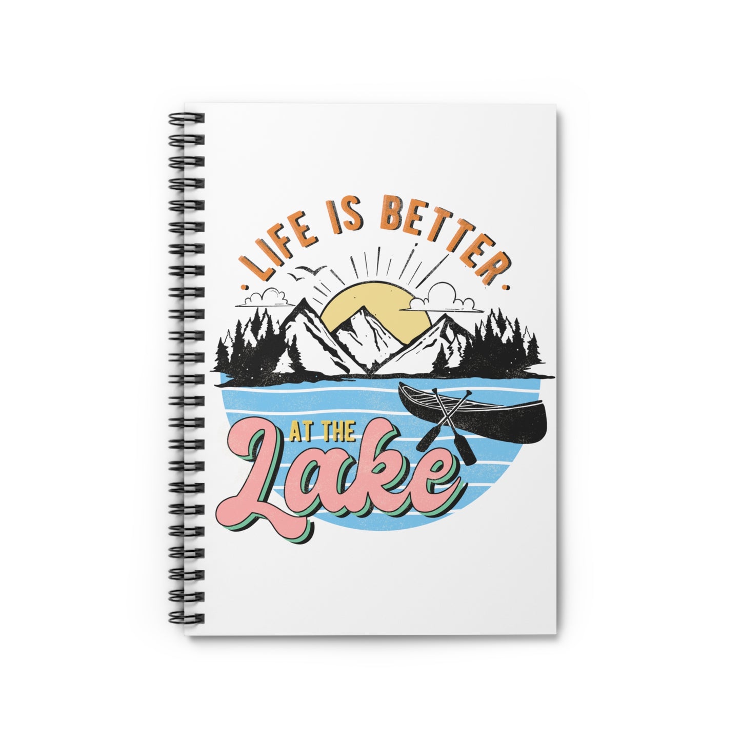 Life is Better: Spiral Notebook - Log Books - Journals - Diaries - and More Custom Printed by TheGlassyLass