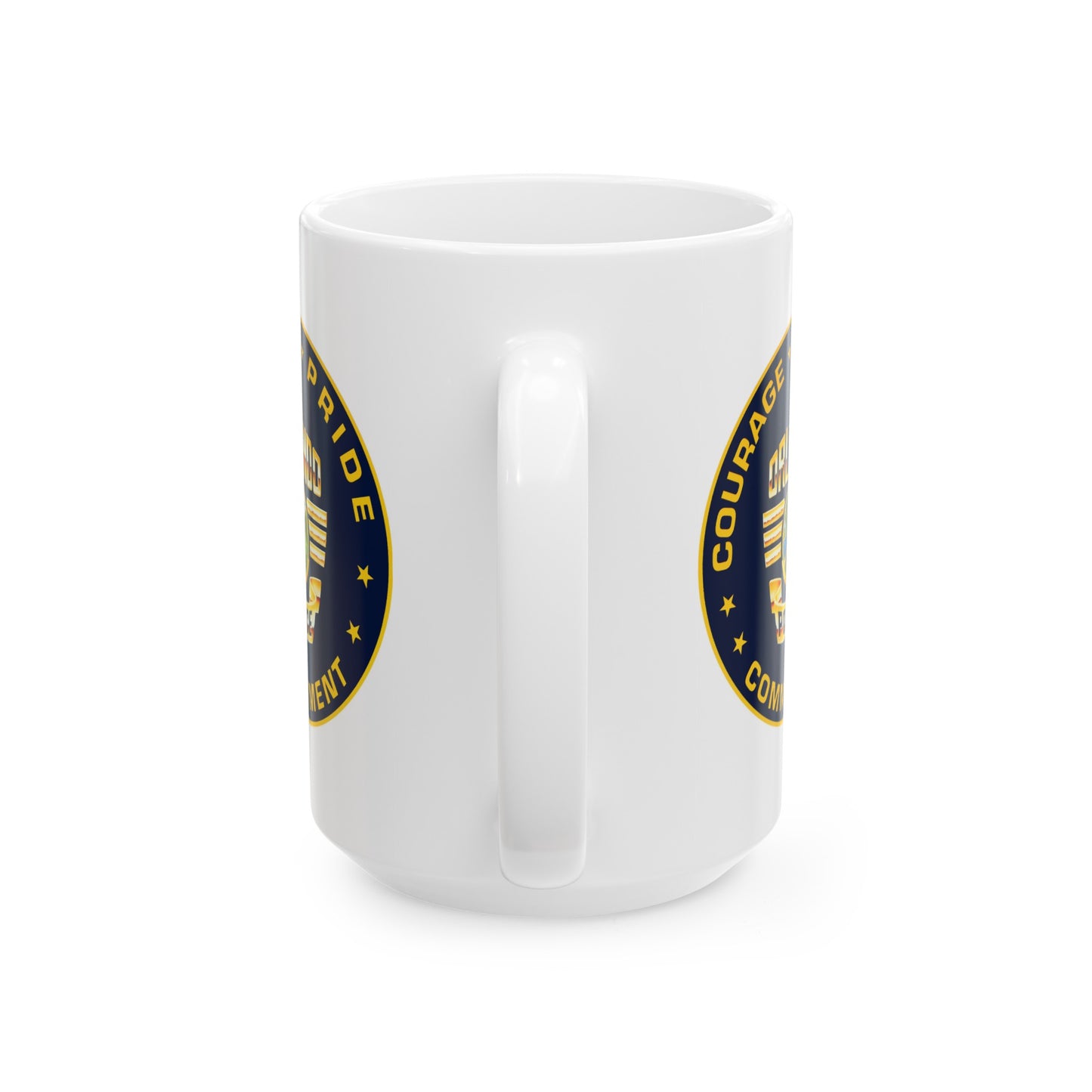 Orlando Police Coffee Mug - Double Sided White Ceramic 15oz by TheGlassyLass.com