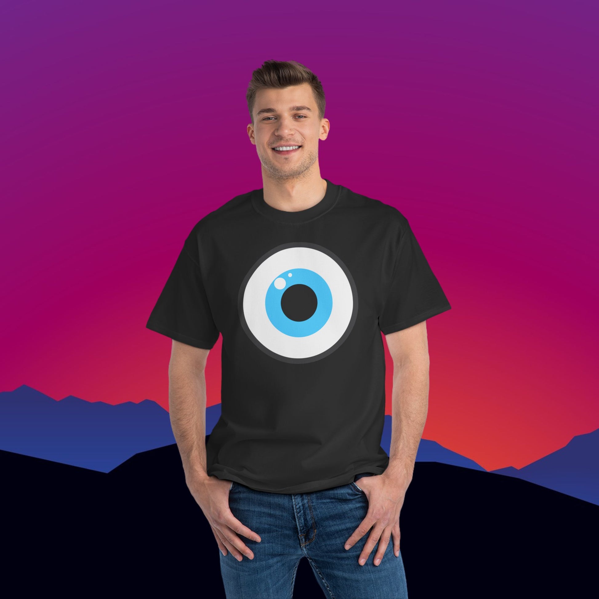 Nick Danger 3rd Eye T-Shirt: (Hanes Beefy-T 100% Preshrunk Cotton Custom Printed by TheGlassyLass.com