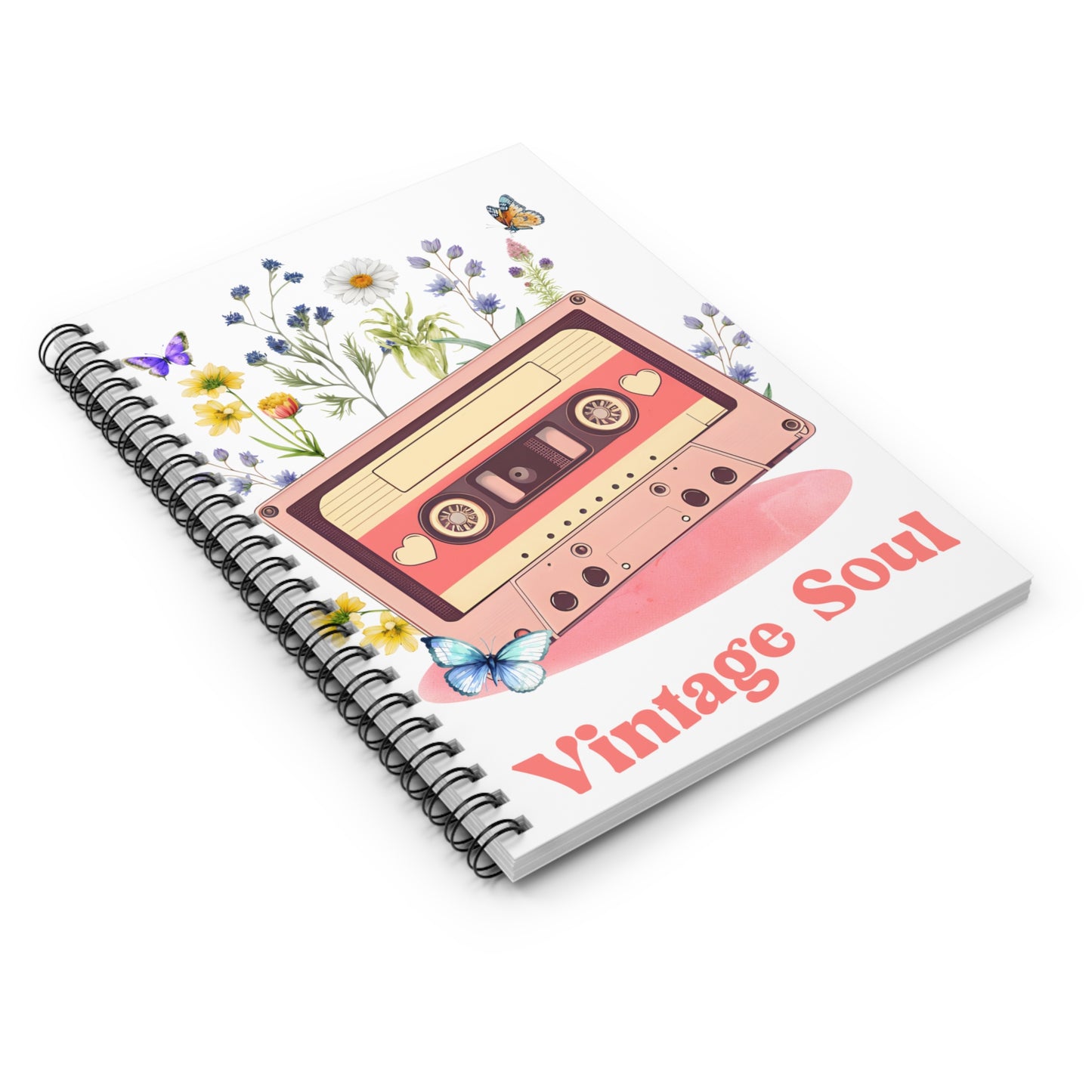 Vintage Soul: Spiral Notebook - Log Books - Journals - Diaries - and More Custom Printed by TheGlassyLass.com