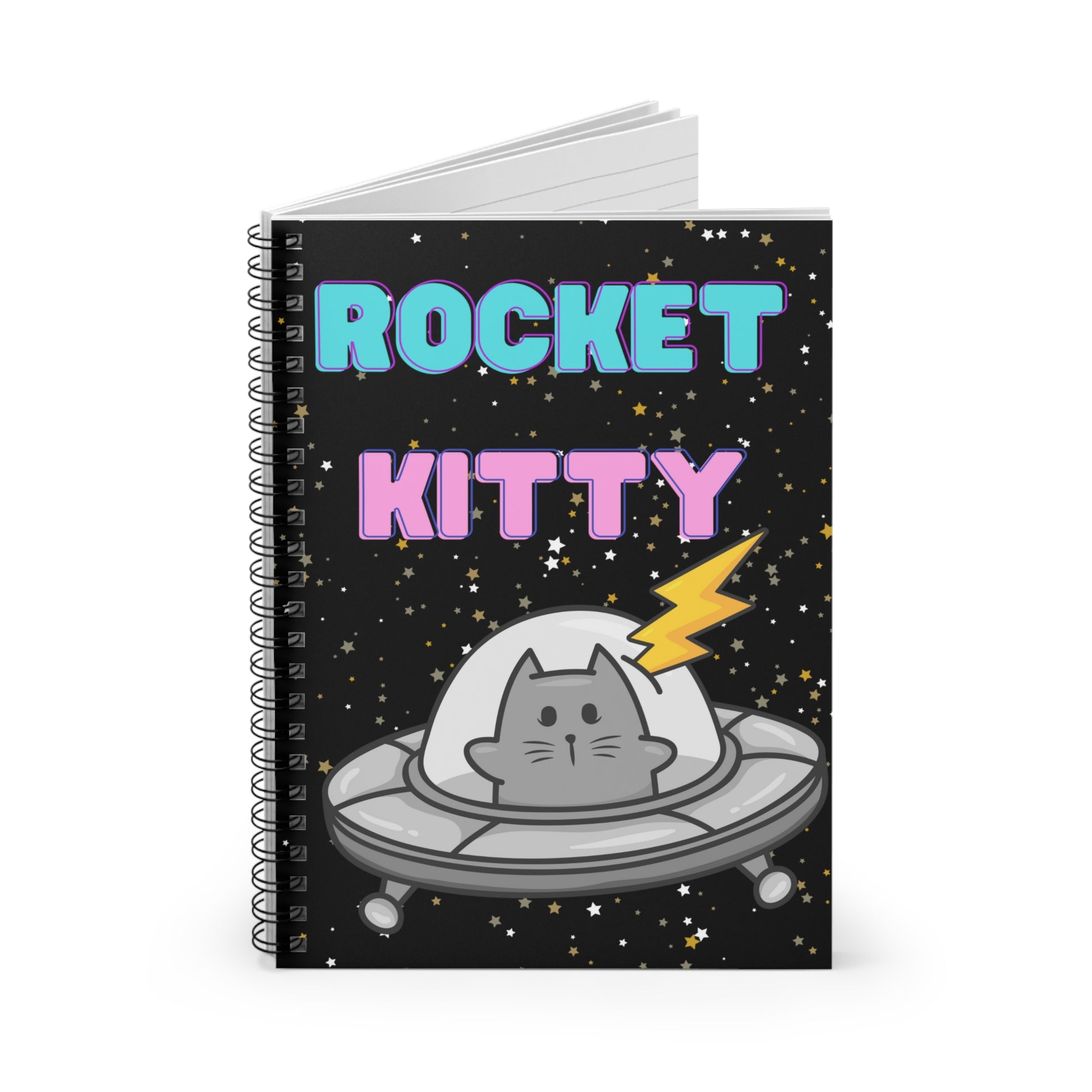 Cats in Space: Spiral Notebook - Log Books - Journals - Diaries - and More Custom Printed by TheGlassyLass