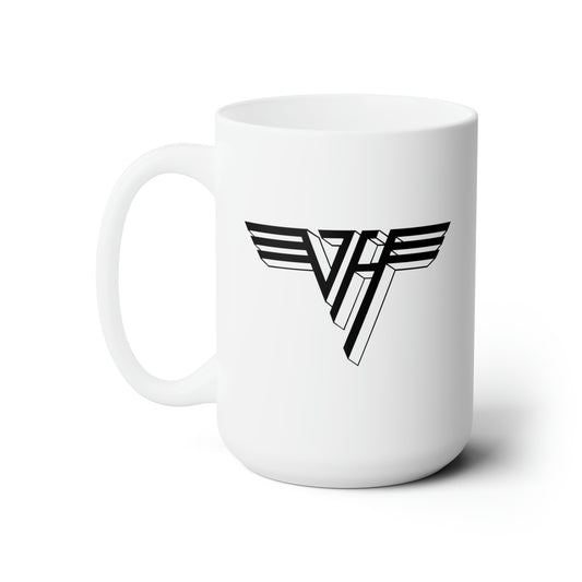 Van Halen Coffee Mug - Double Sided White Ceramic 15oz by TheGlassyLass.com