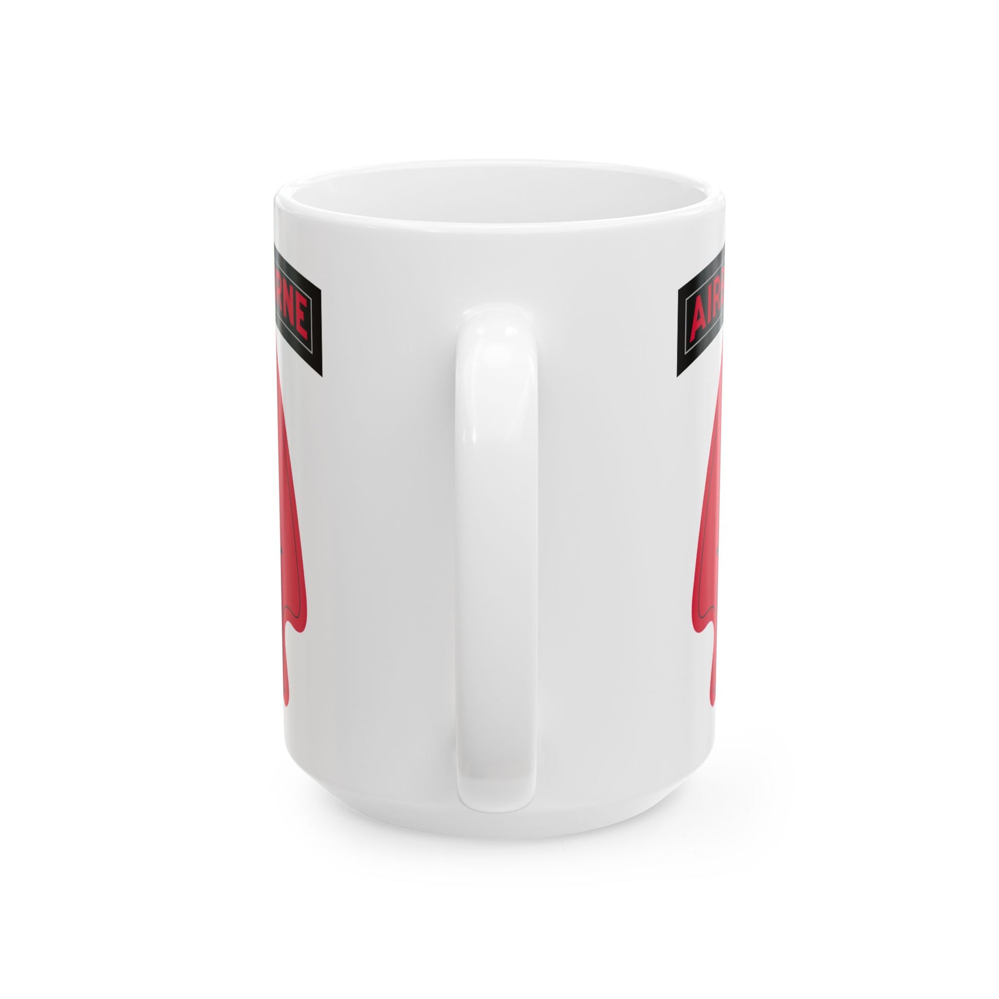 Delta Force Coffee Mug - Double Sided White Ceramic 15oz by TheGlassyLass.com