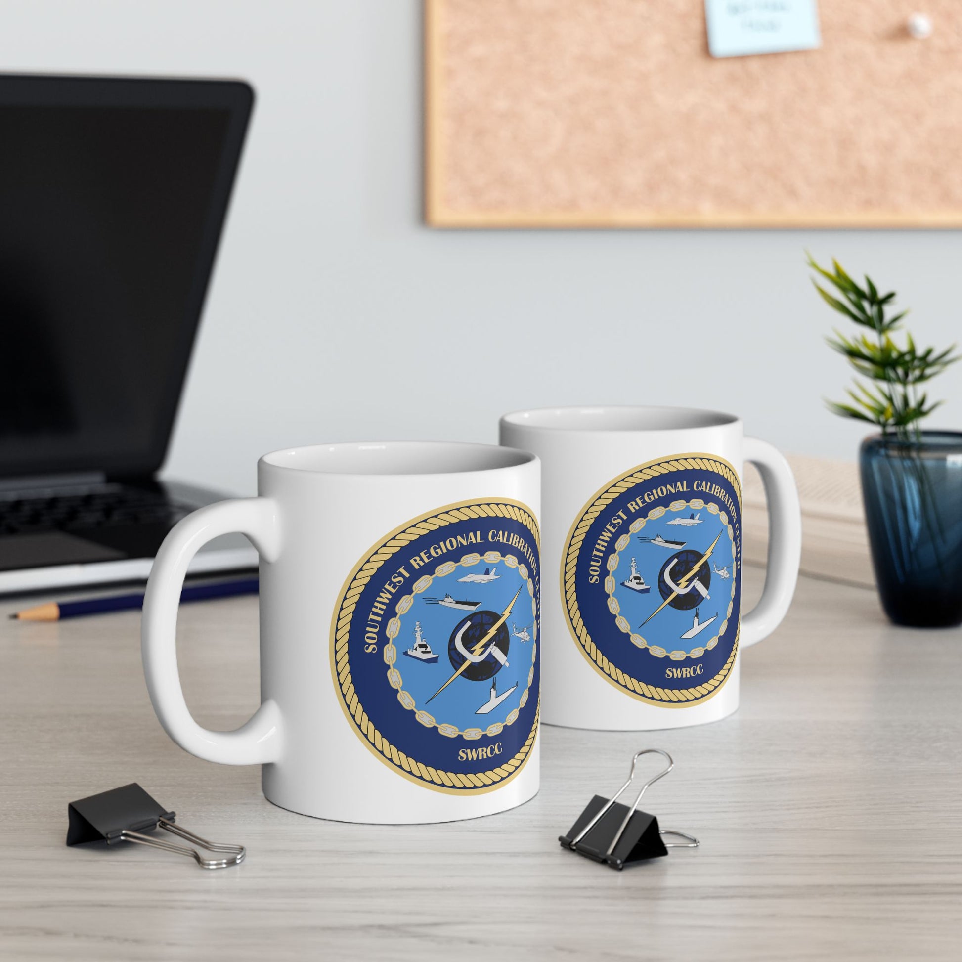 Southwest Regional Calibration Center Coffee Mug - Double Sided White Ceramic 11oz by TheGlassyLass.com