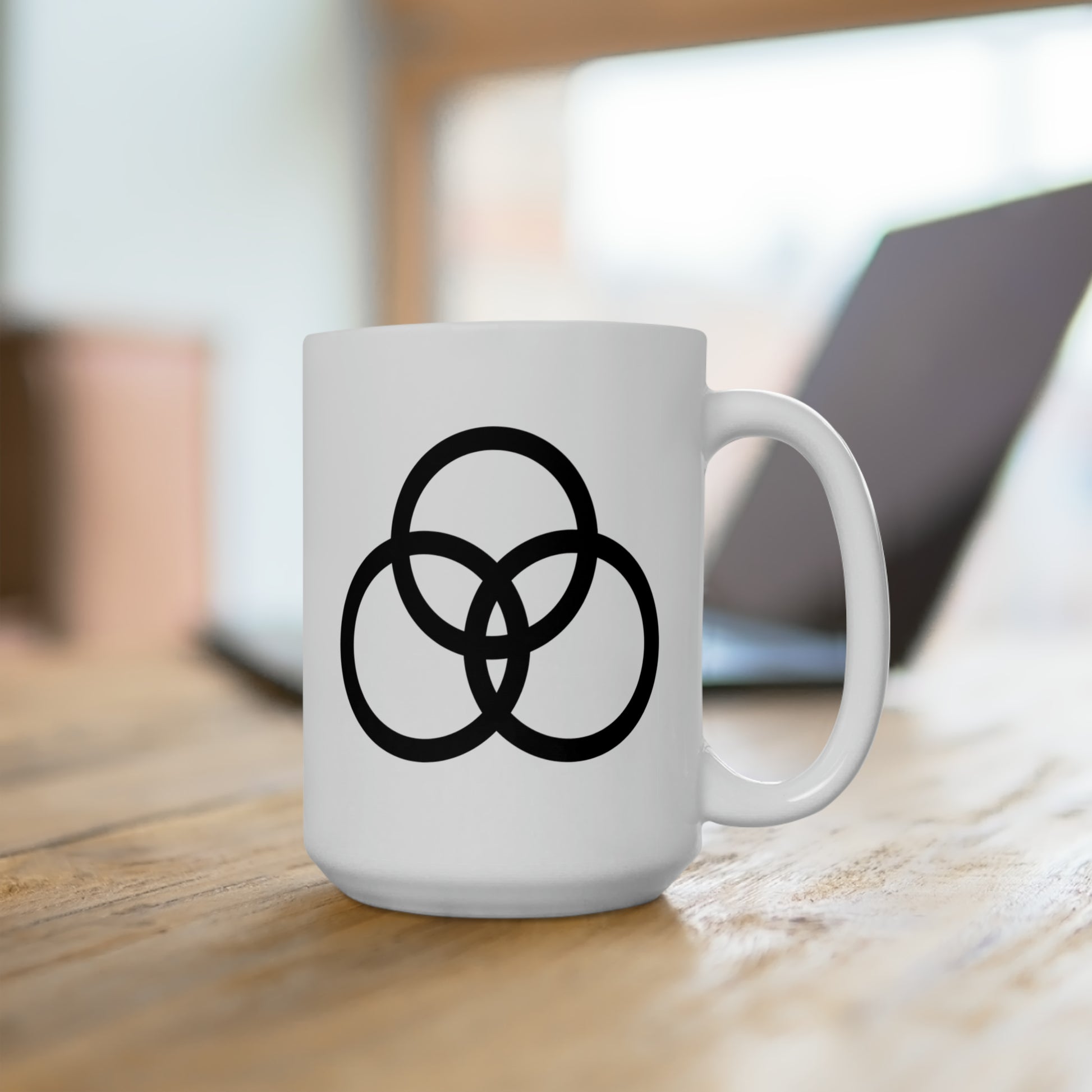 John Bonham Led Zeppelin IV Coffee Mug - Double Sided White Ceramic 15oz by TheGlassyLass.com