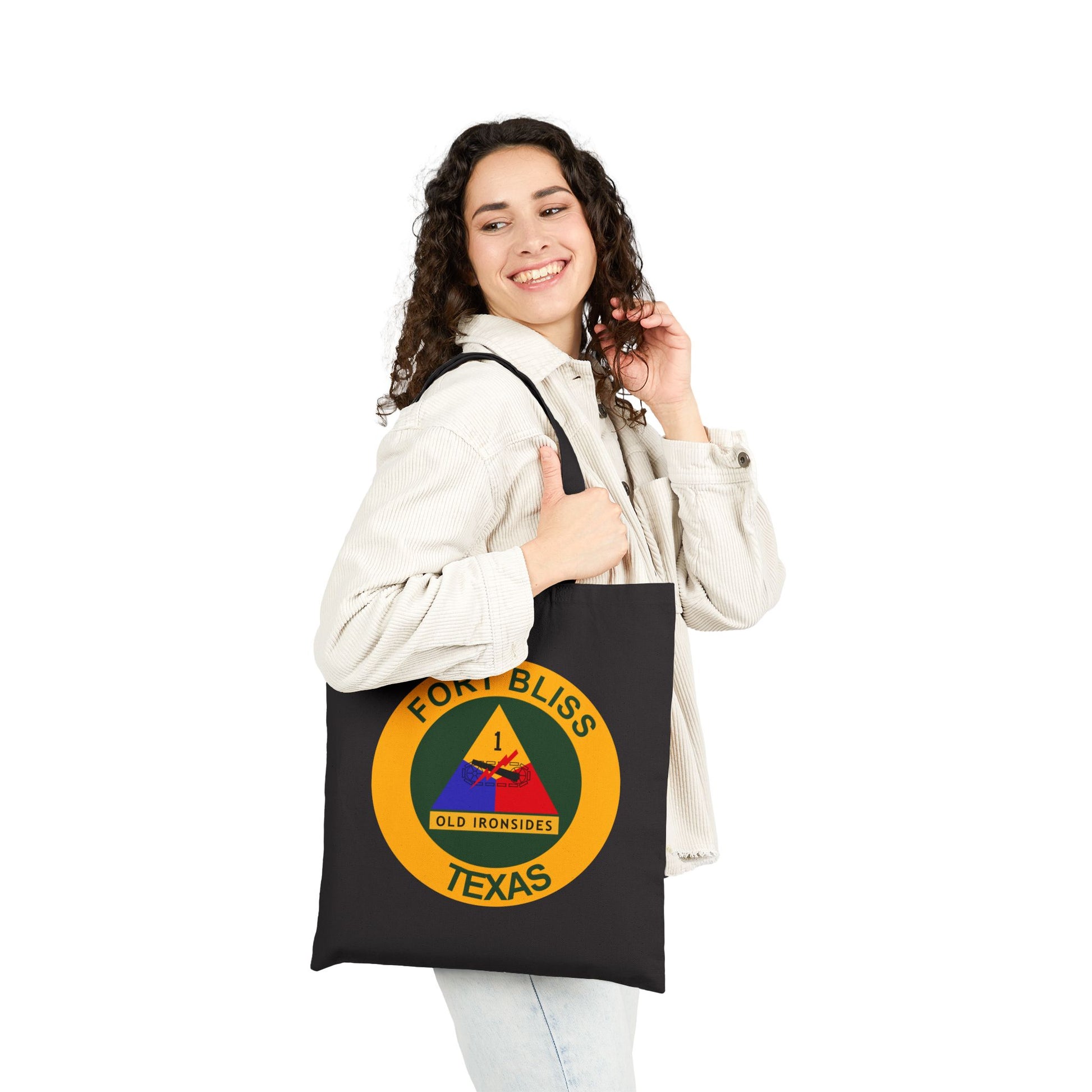 Fort Bliss Texas Seal Tote Bag - Heavyweight 100% Cotton Canvas by TheGlassyLass.com