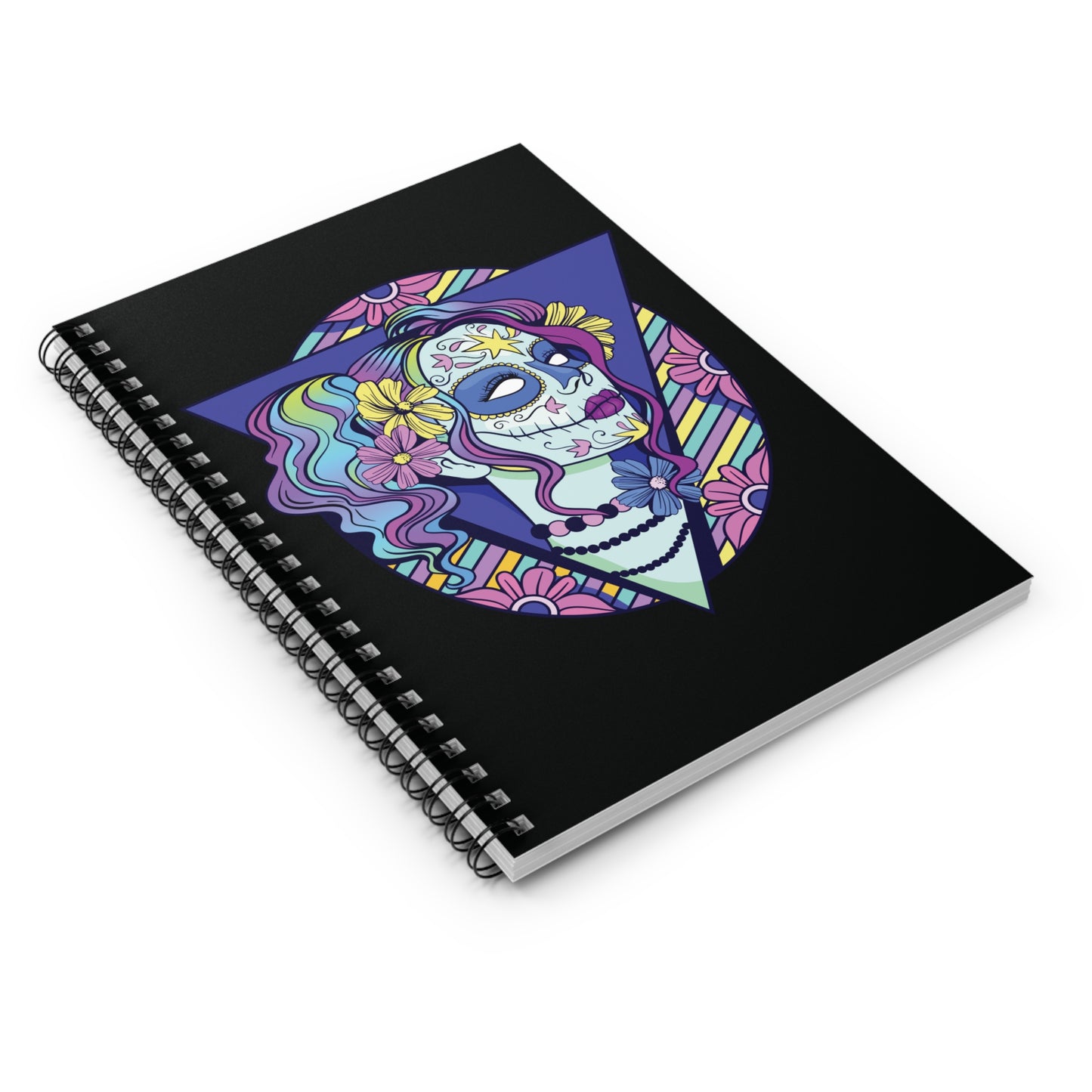 Black Candy Skull: Spiral Notebook - Log Books - Journals - Diaries - and More Custom Printed by TheGlassyLass