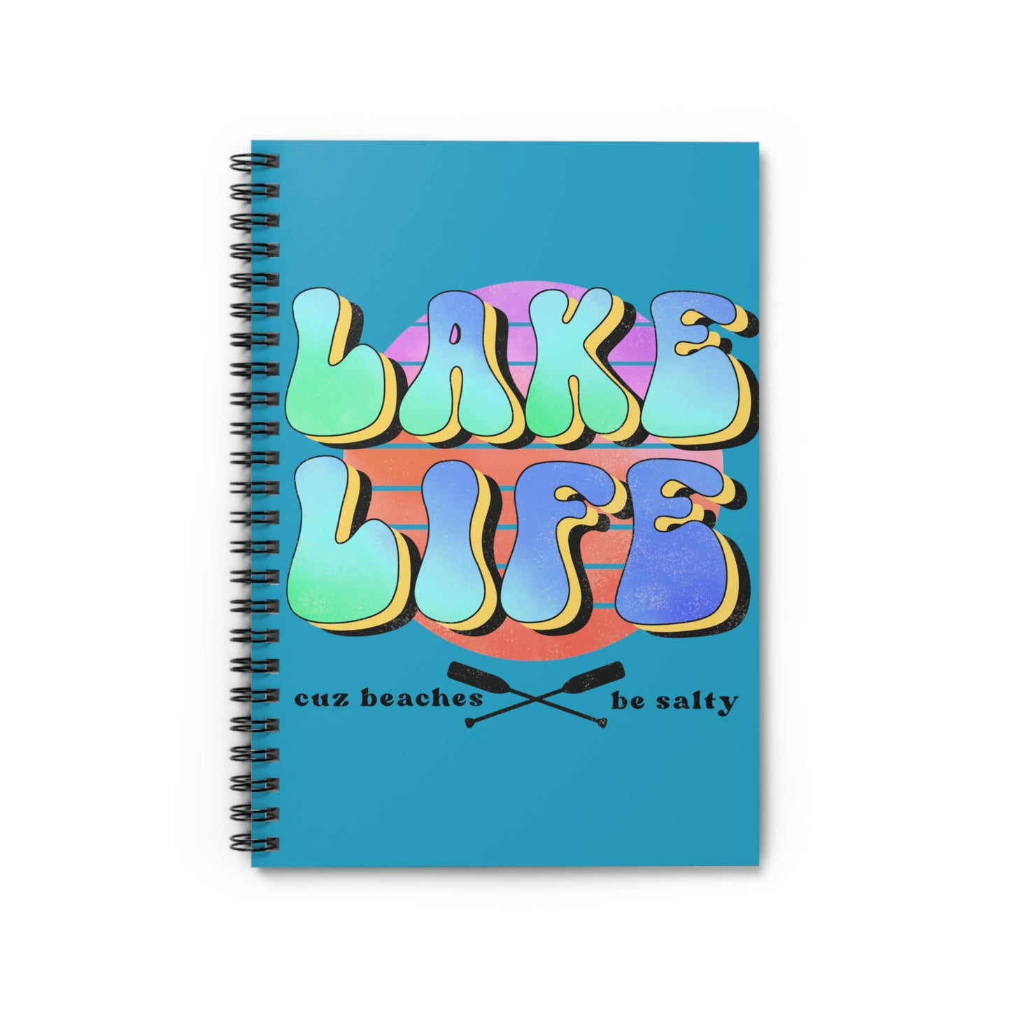 Lake Life: Spiral Notebook - Log Books - Journals - Diaries - and More Custom Printed by TheGlassyLass