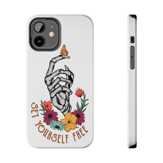 Skeleton Butterfly: iPhone Tough Case Design - Wireless Charging - Superior Protection - Original Designs by TheGlassyLass.com
