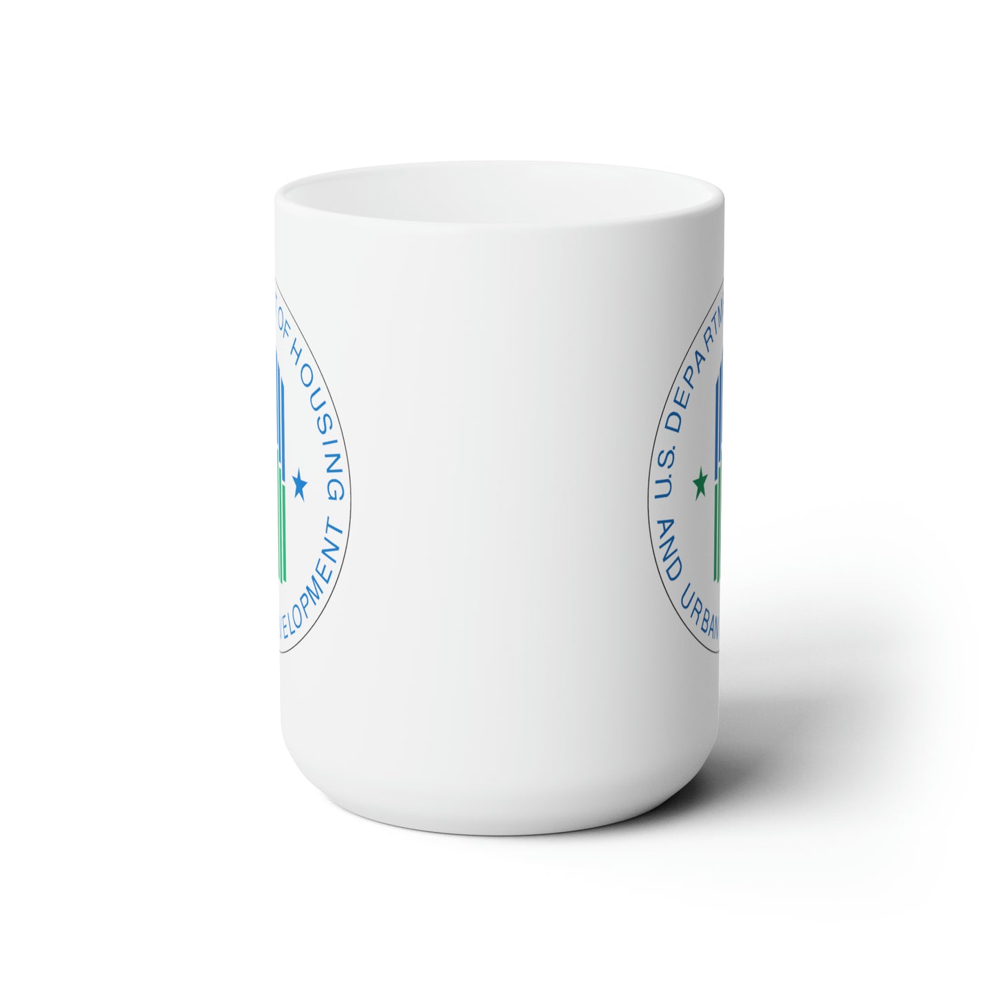 Housing and Urban Development Coffee Mug - Double Sided White Ceramic 15oz by TheGlassyLass.com