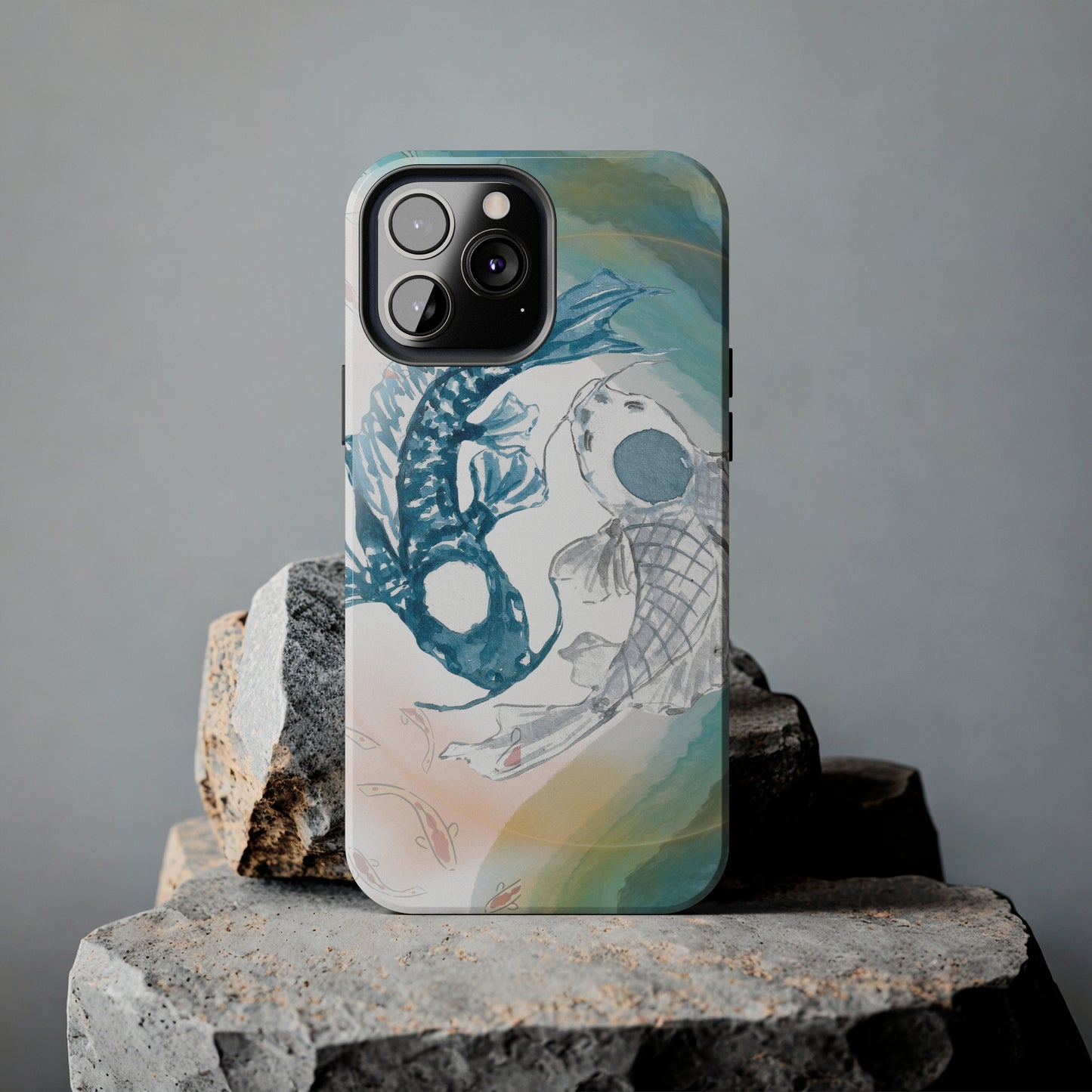 Koi Fish Custom Printed iPhone case by TheGlassyLass.com