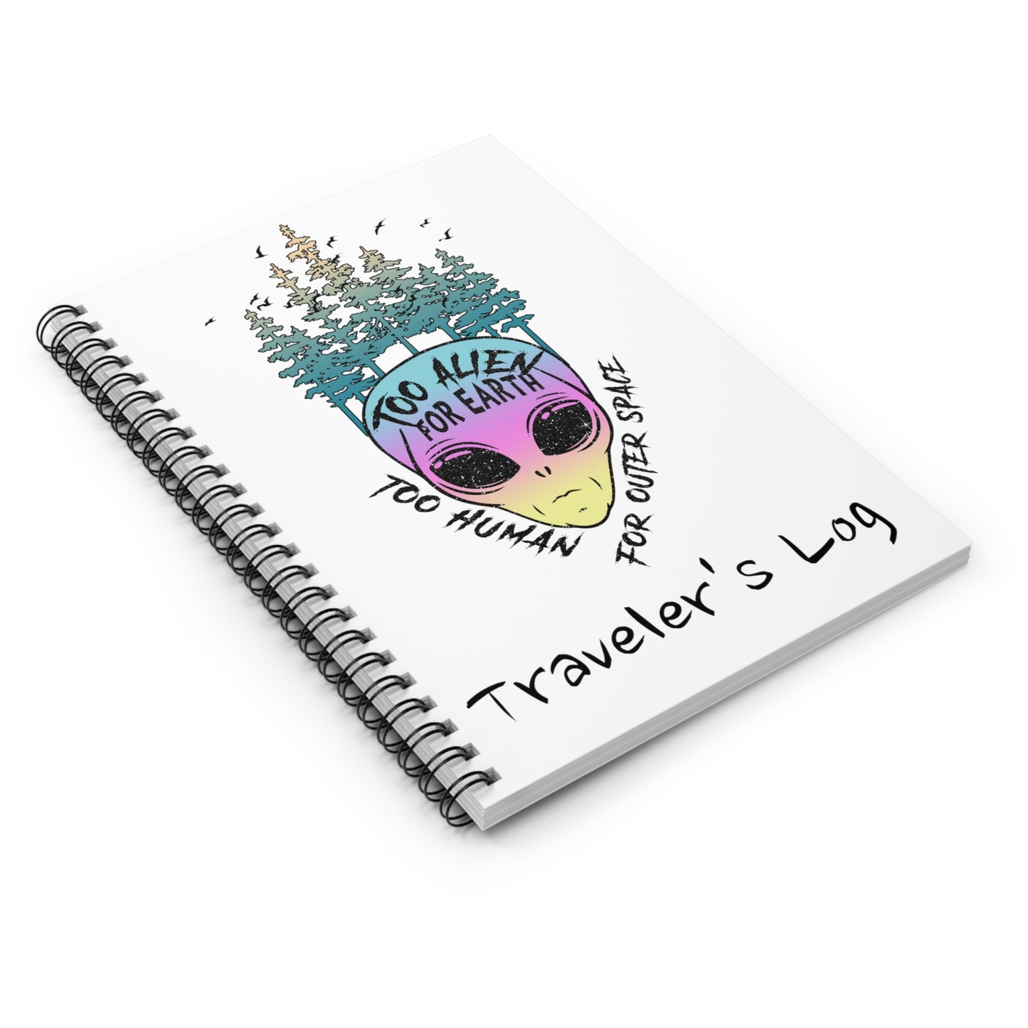 Traveler's Log: Spiral Notebook - Log Books - Journals - Diaries - and More Custom Printed by TheGlassyLass