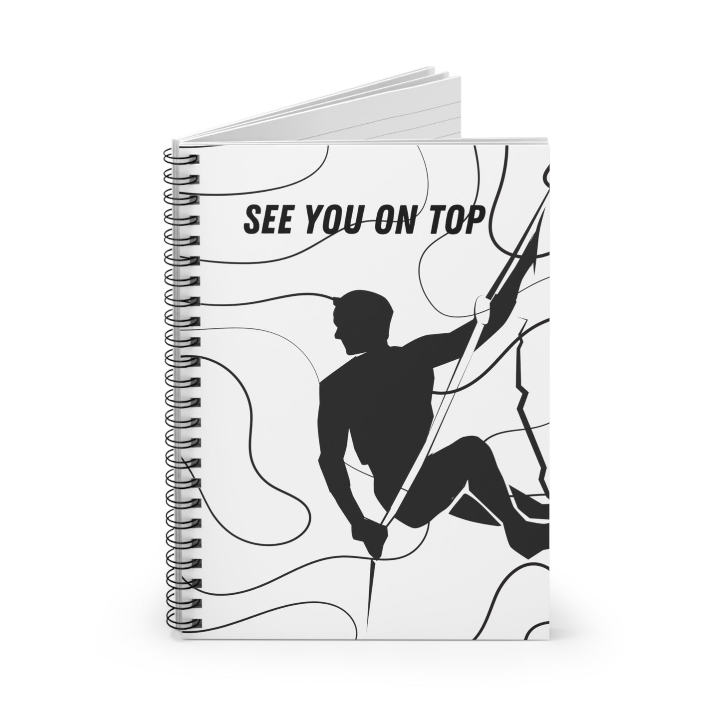 See You on Top: Spiral Notebook - Log Books - Journals - Diaries - and More Custom Printed by TheGlassyLass.com