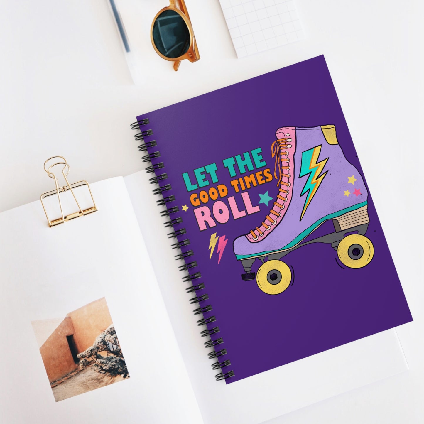 Let the Good Times Roll: Spiral Notebook - Log Books - Journals - Diaries - and More Custom Printed by TheGlassyLass