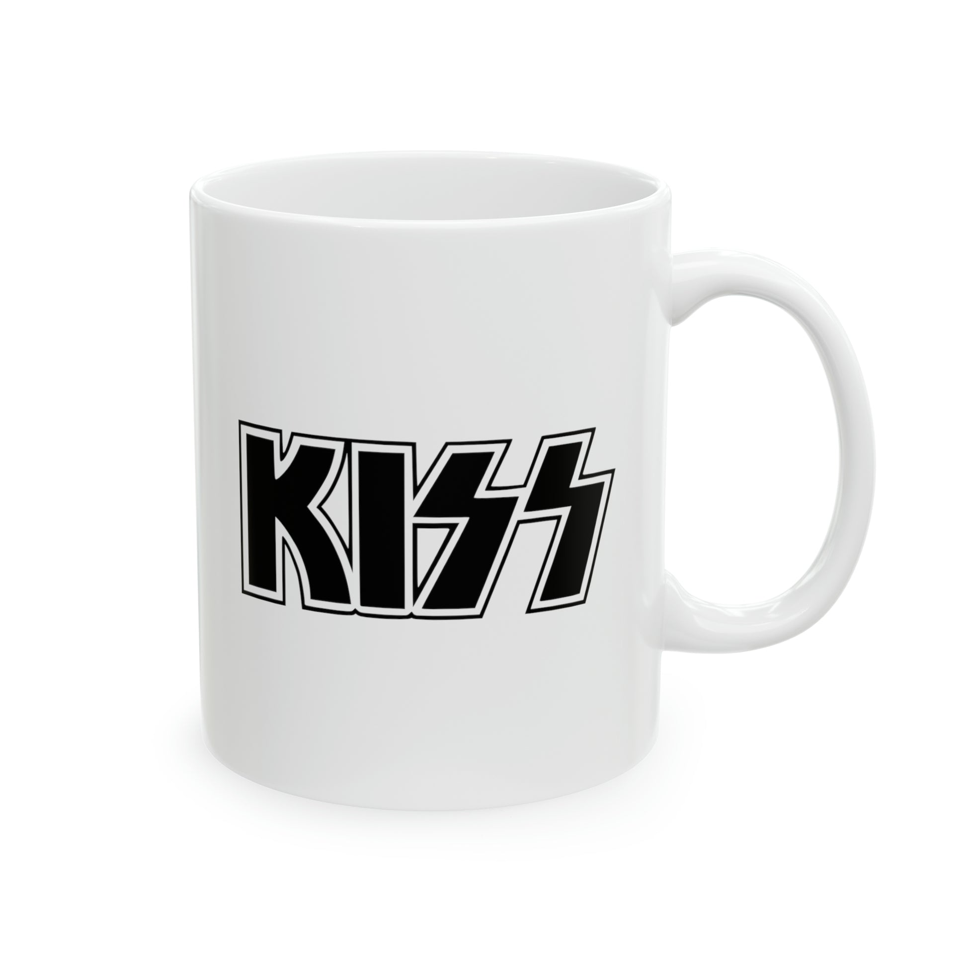 KISS Army Coffee Mug - Double Sided White Ceramic 11oz by TheGlassyLass.com