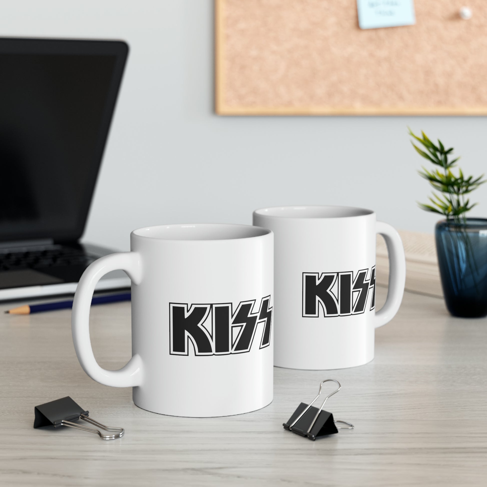 KISS Army Coffee Mug - Double Sided White Ceramic 11oz by TheGlassyLass.com