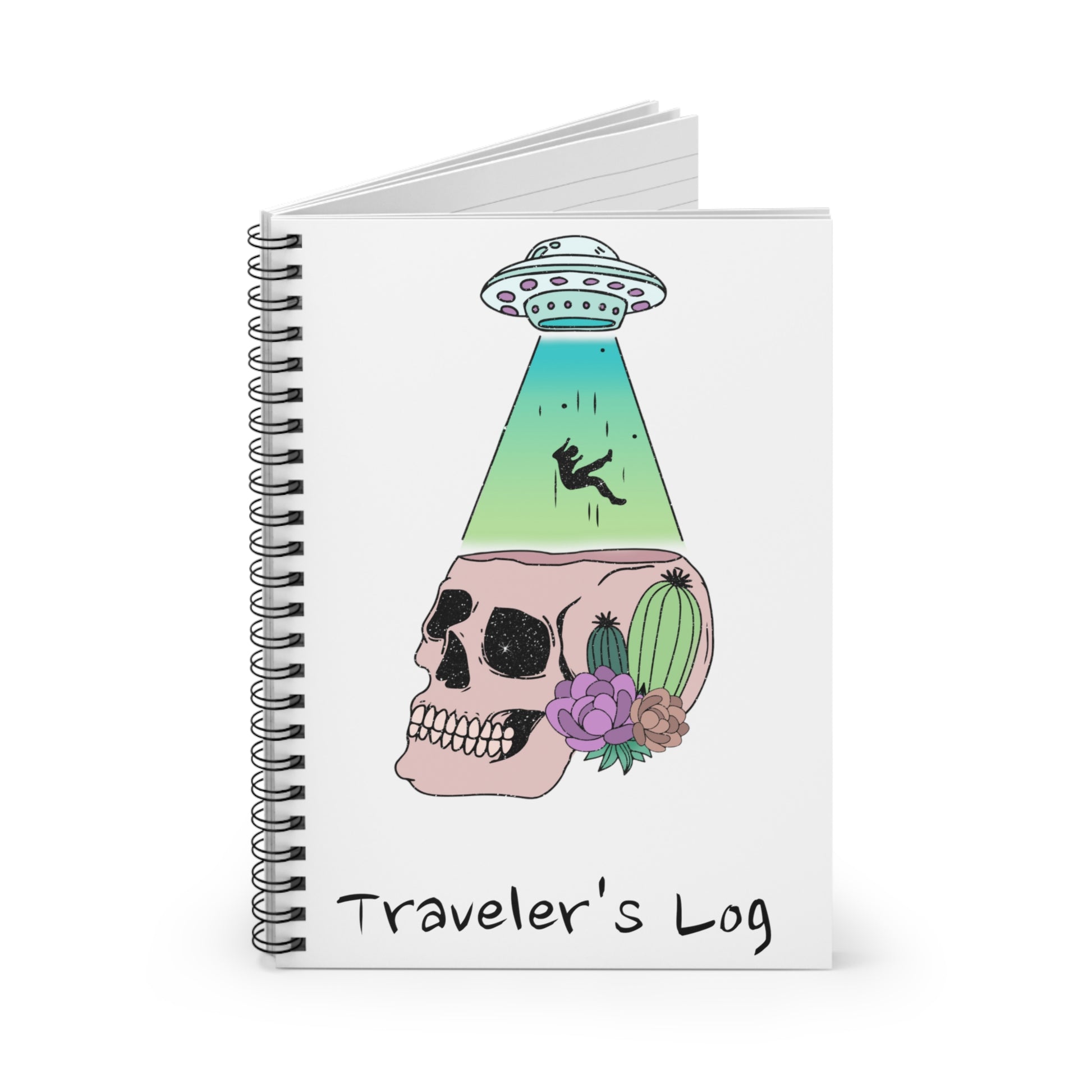 Traveler's Log: Spiral Notebook - Log Books - Journals - Diaries - and More Custom Printed by TheGlassyLass