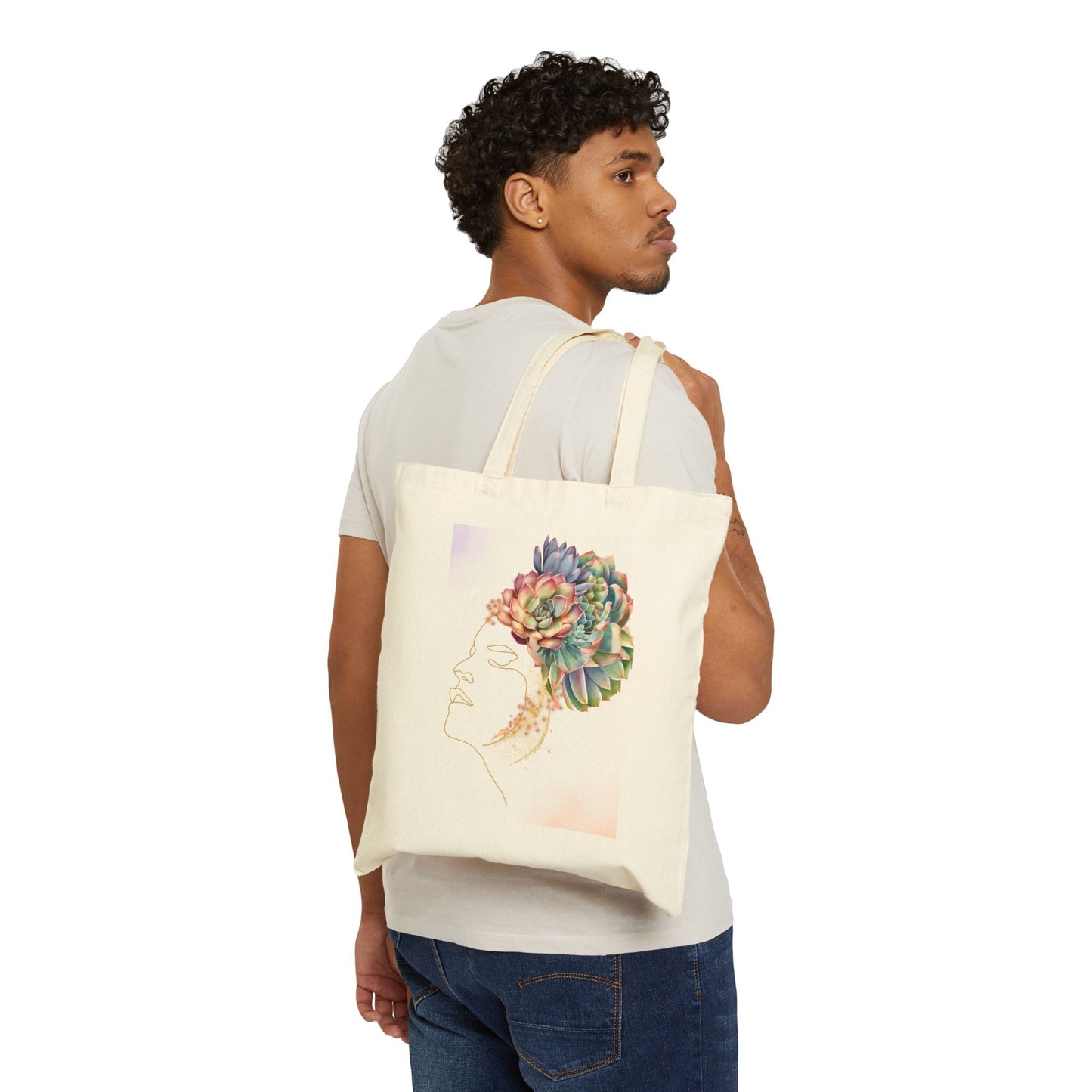 Goddess Logo Tote Bag - Heavyweight 100% Cotton Canvas by TheGlassyLass.com