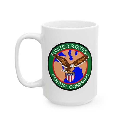United States Central Command (CENTCOM) Coffee Mug - Double Sided White Ceramic 15oz by TheGlassyLass.com