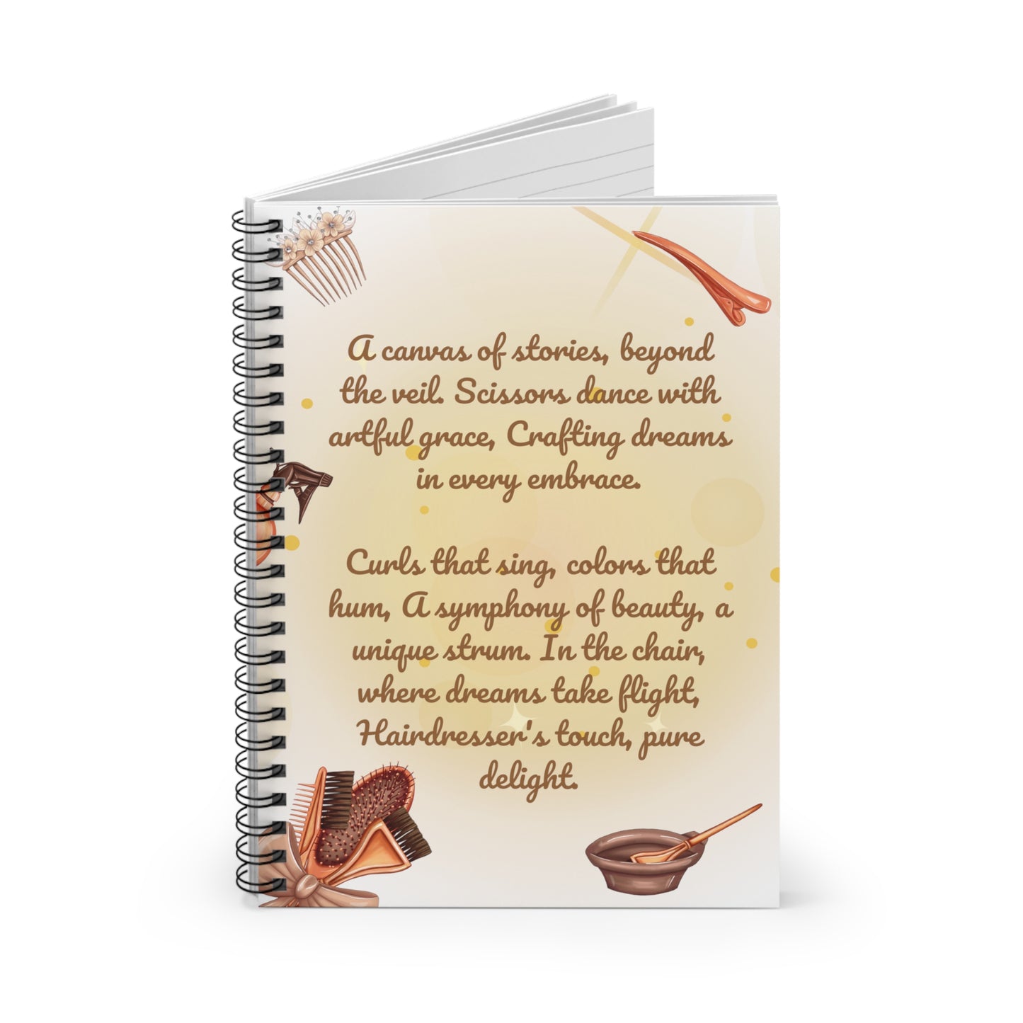 Canvas of Stories: Spiral Notebook - Log Books - Journals - Diaries - and More Custom Printed by TheGlassyLass