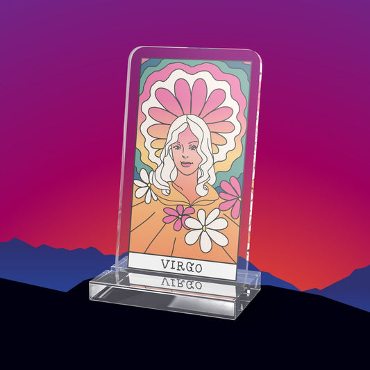 Virgo Zodiac Acrylic Standee by TheGlassyLass.com