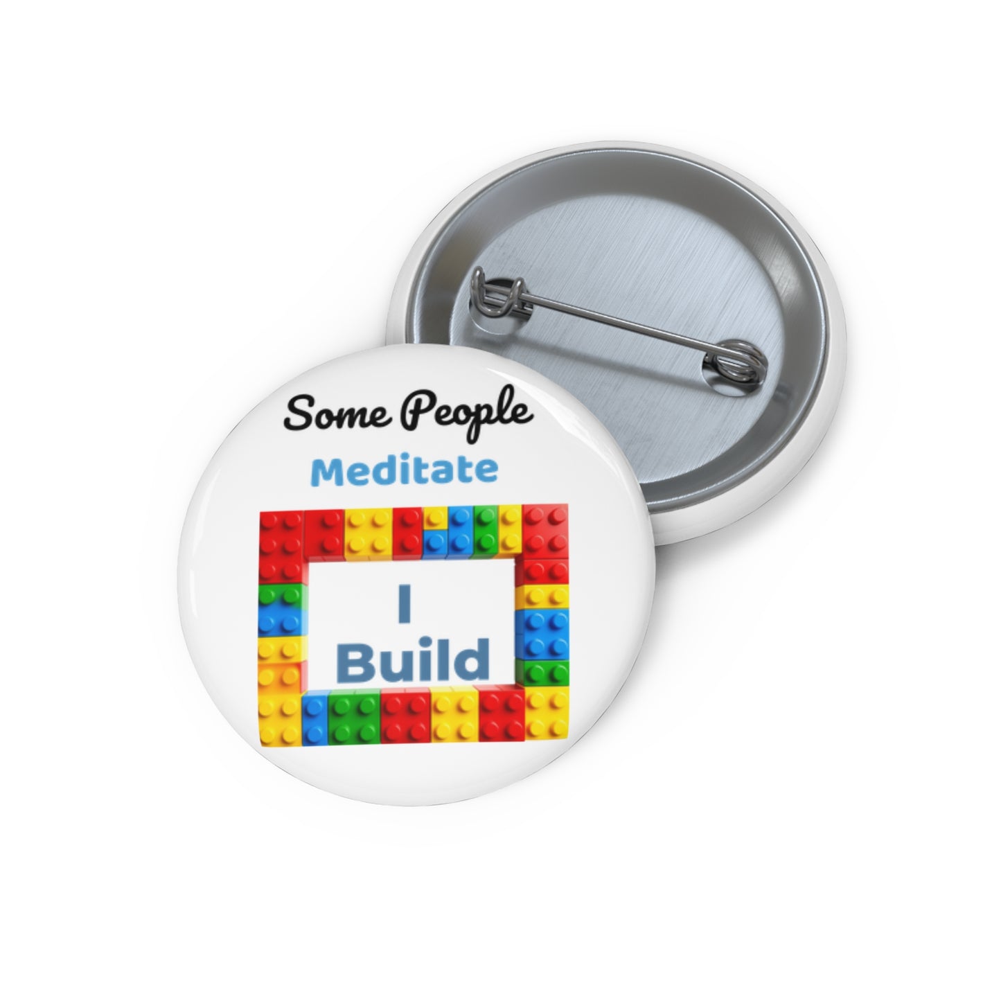I Build Pin Button 1.25" Round | AFoL Childhood Dreams by Jan at TheGlassyLass.com