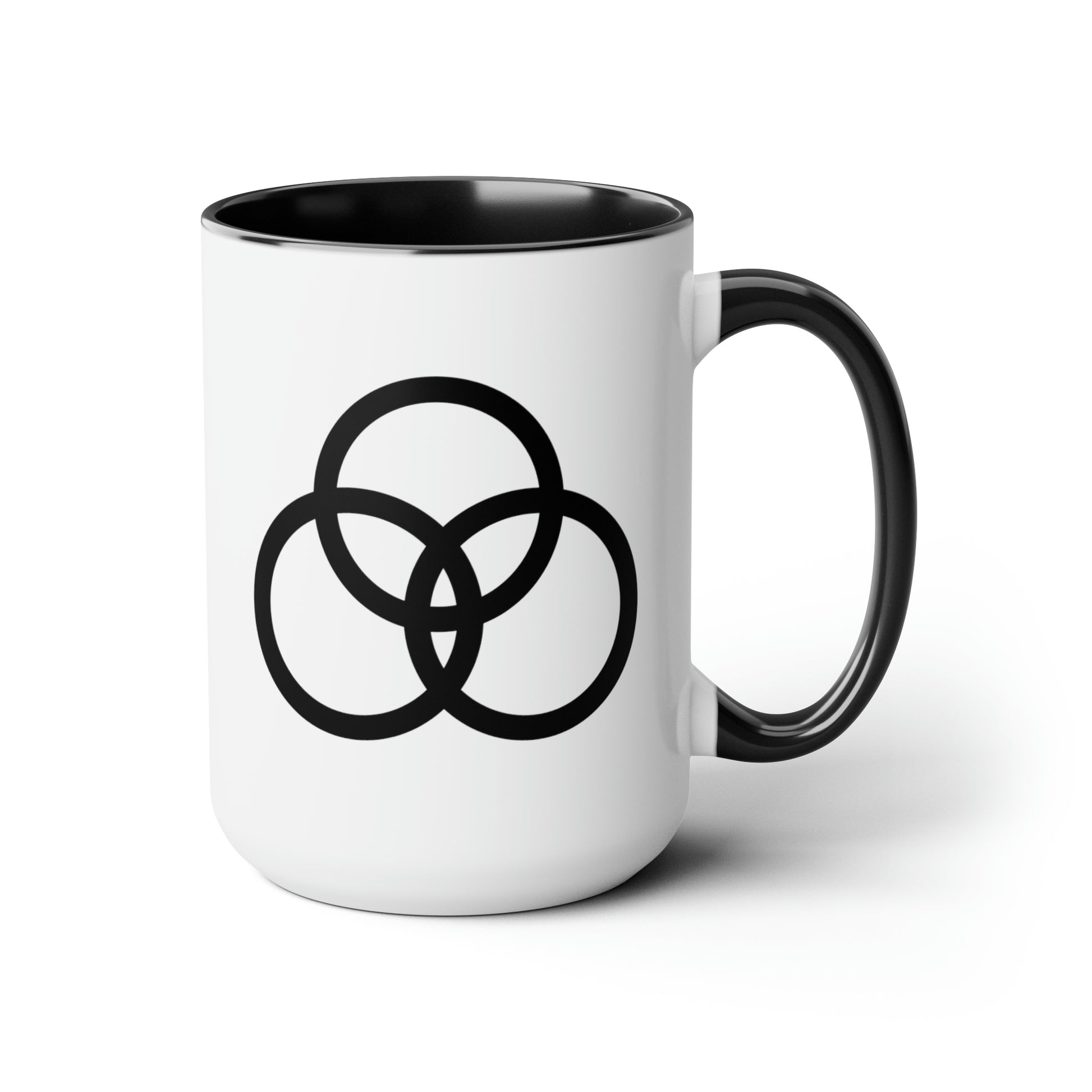 John Bonham Led Zeppelin IV Coffee Mug - Double Sided Black Accent White Ceramic 15oz by TheGlassyLass.com