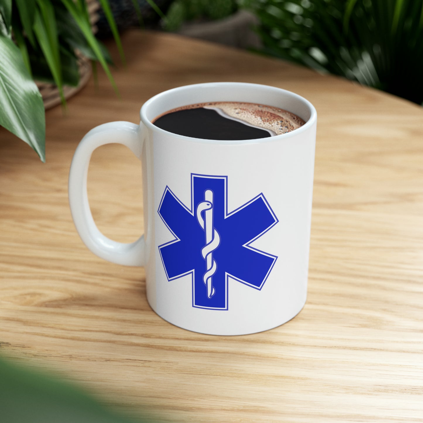 Paramedic Coffee Mug - Double Sided White Ceramic 11oz by TheGlassyLass.com