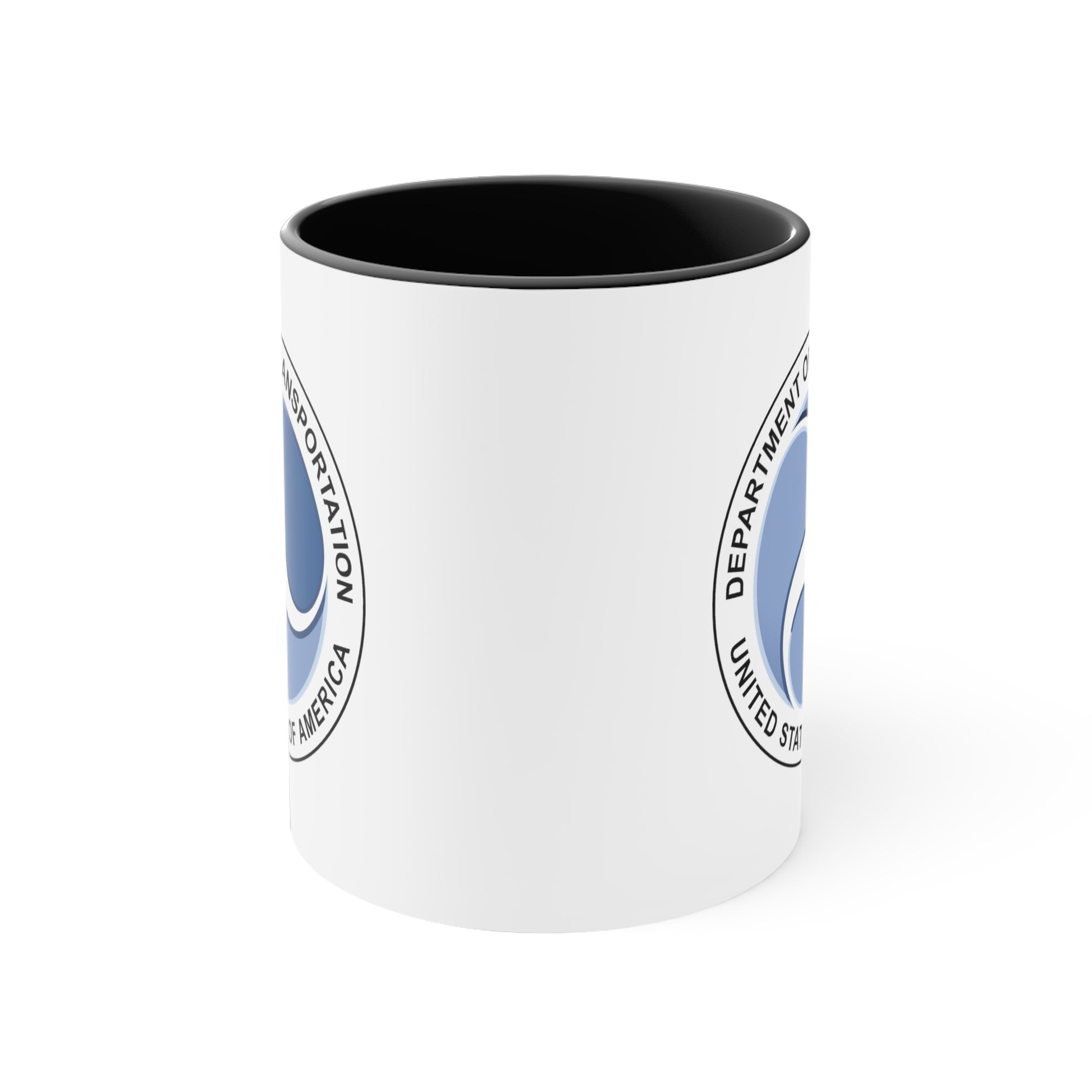 Department of Transportation Coffee Mug - Double Sided Black Accent 11oz by TheGlassyLass.com